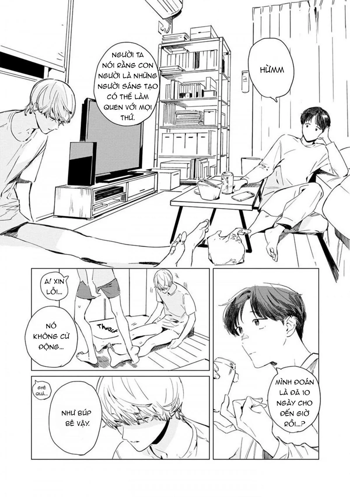 Sống chung với người đàn ông sinh ra từ những chiếc lá Chapter 1 Trang 17