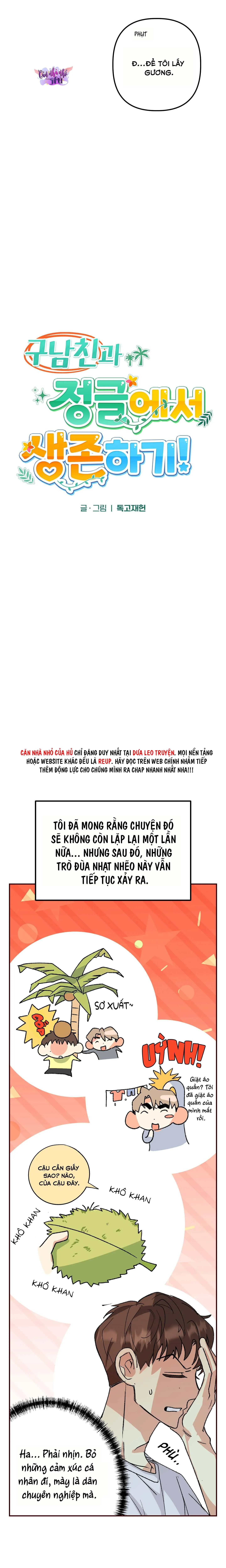 (END )SỐNG SÓT TRONG RỪNG VỚI NGƯỜI YÊU CŨ Chapter 3 Trang 7