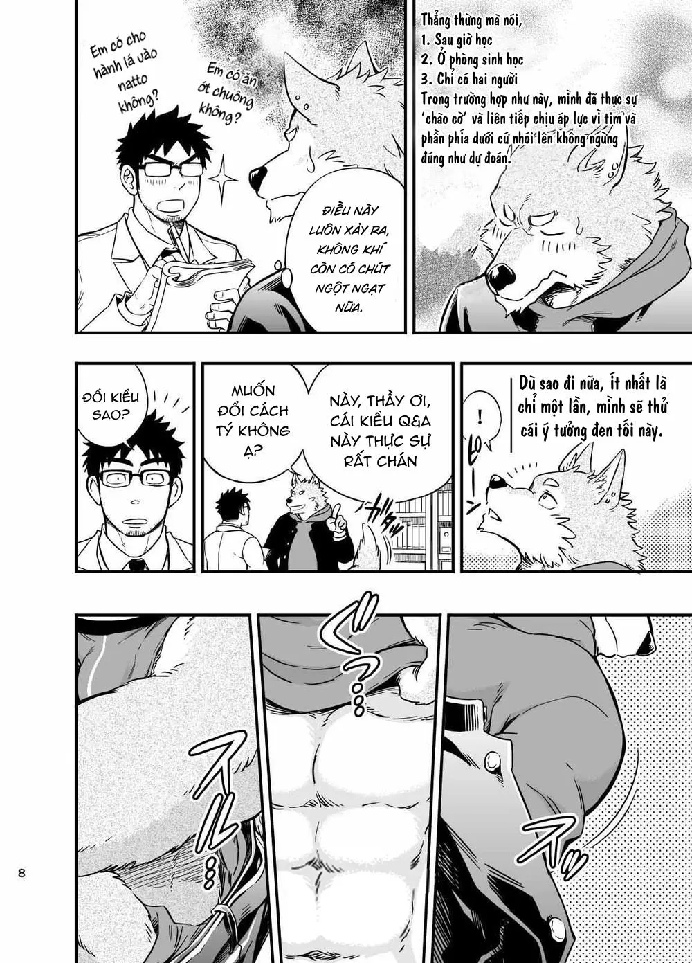 Sự hoang dại của Ookami-kun Chapter 1 Trang 9