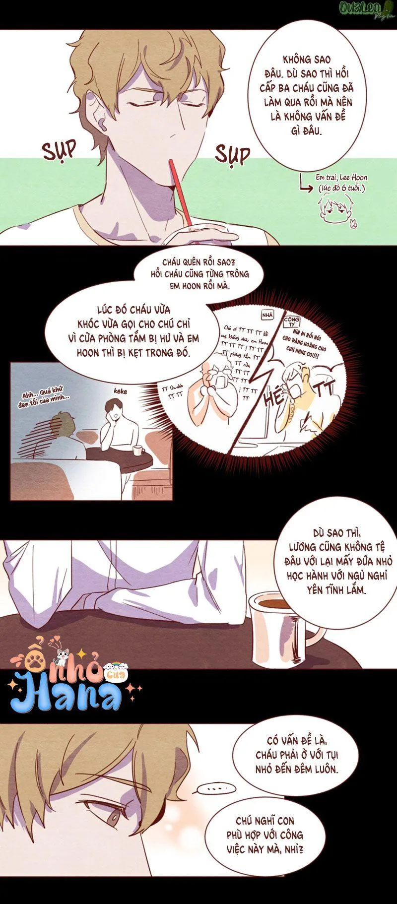 Suỵt, chúng ta sẽ làm đứa trẻ thức giấc mất! Chapter 1 Trang 4