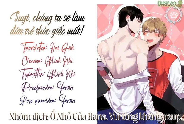 Suỵt, chúng ta sẽ làm đứa trẻ thức giấc mất! Chapter 5 Trang 22