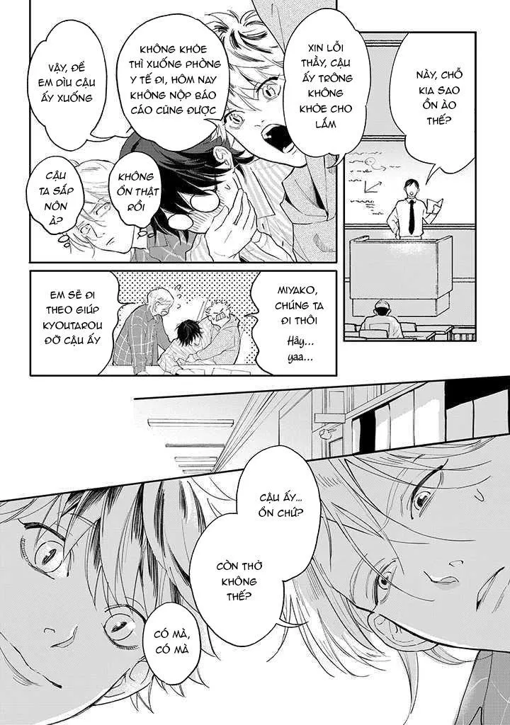 Tại sao cậu lại không để ý đến tình địch của mình!? Chapter 2 Trang 10