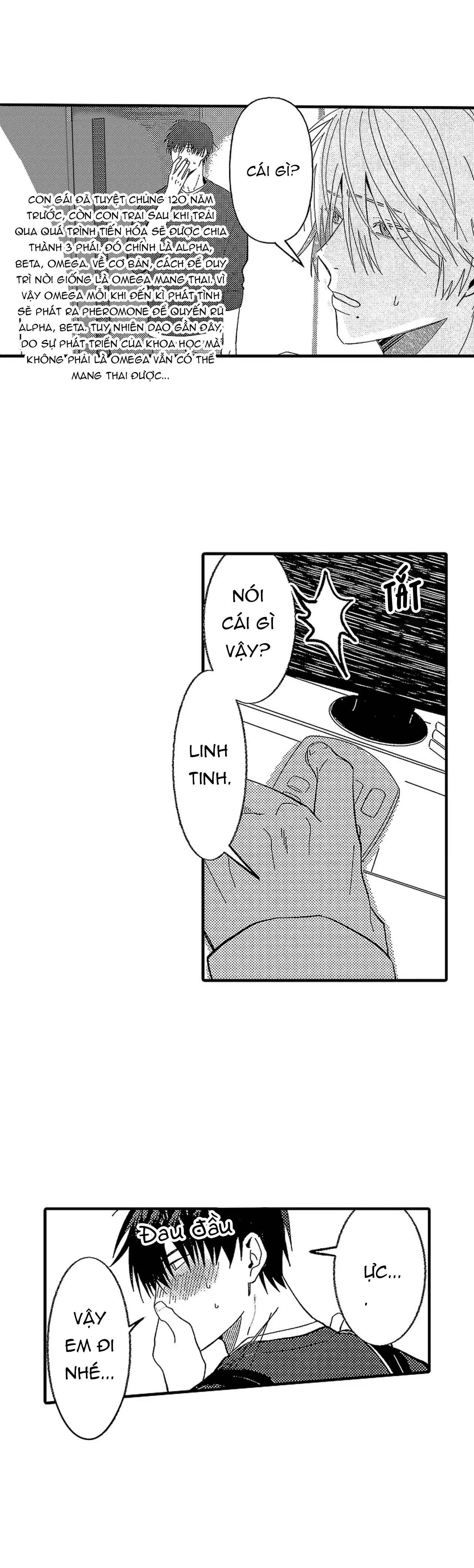 Tái sinh thành một Omega Chapter 3 Trang 10