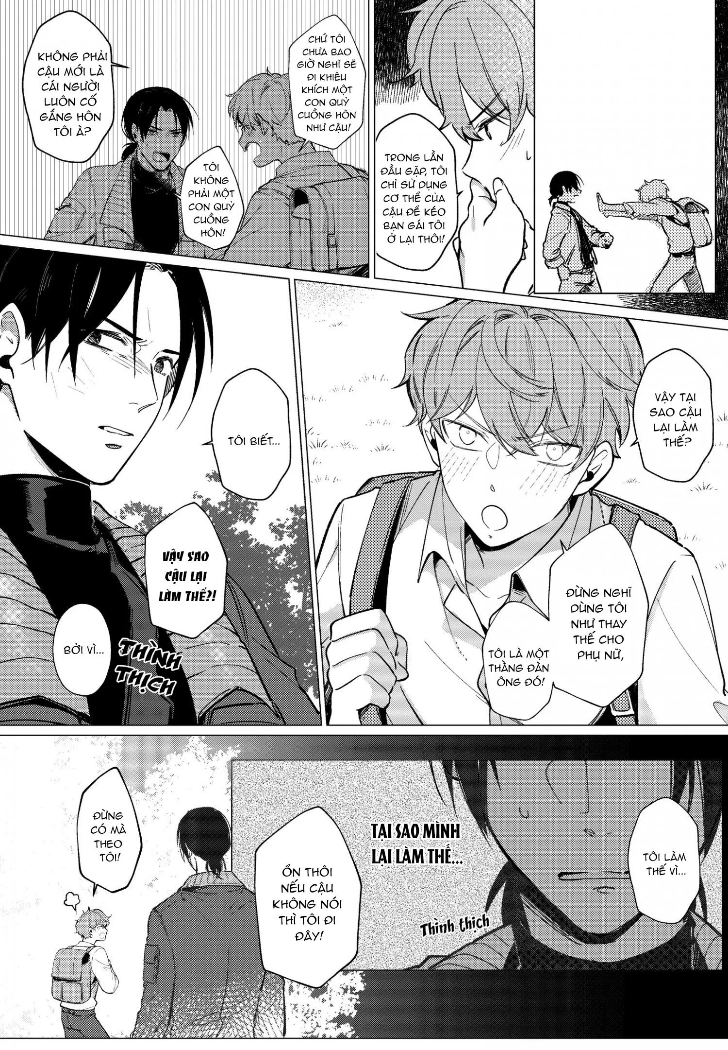 Vào ngày tận thế, tôi vẫn muốn được bên cậu Chapter 2 Trang 12