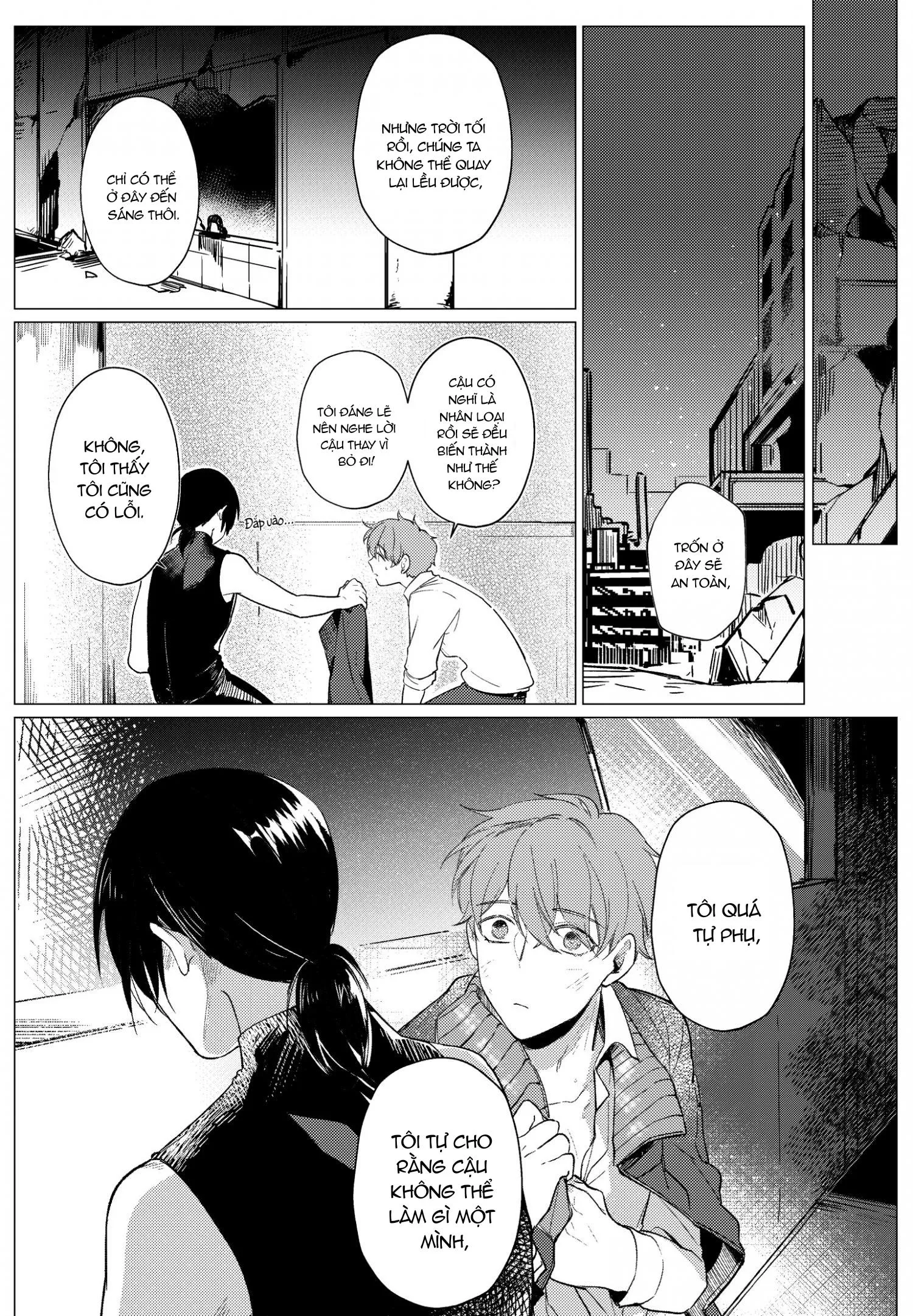 Vào ngày tận thế, tôi vẫn muốn được bên cậu Chapter 2 Trang 22