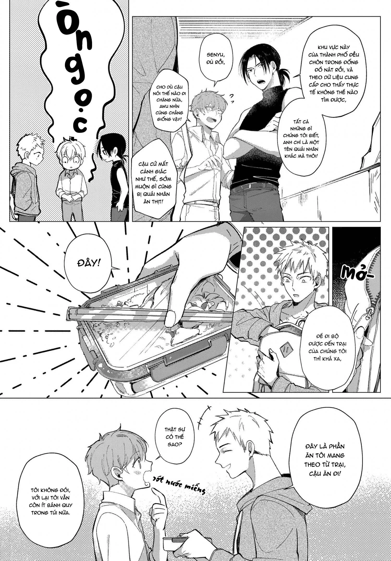 Vào ngày tận thế, tôi vẫn muốn được bên cậu Chapter 3 Trang 4