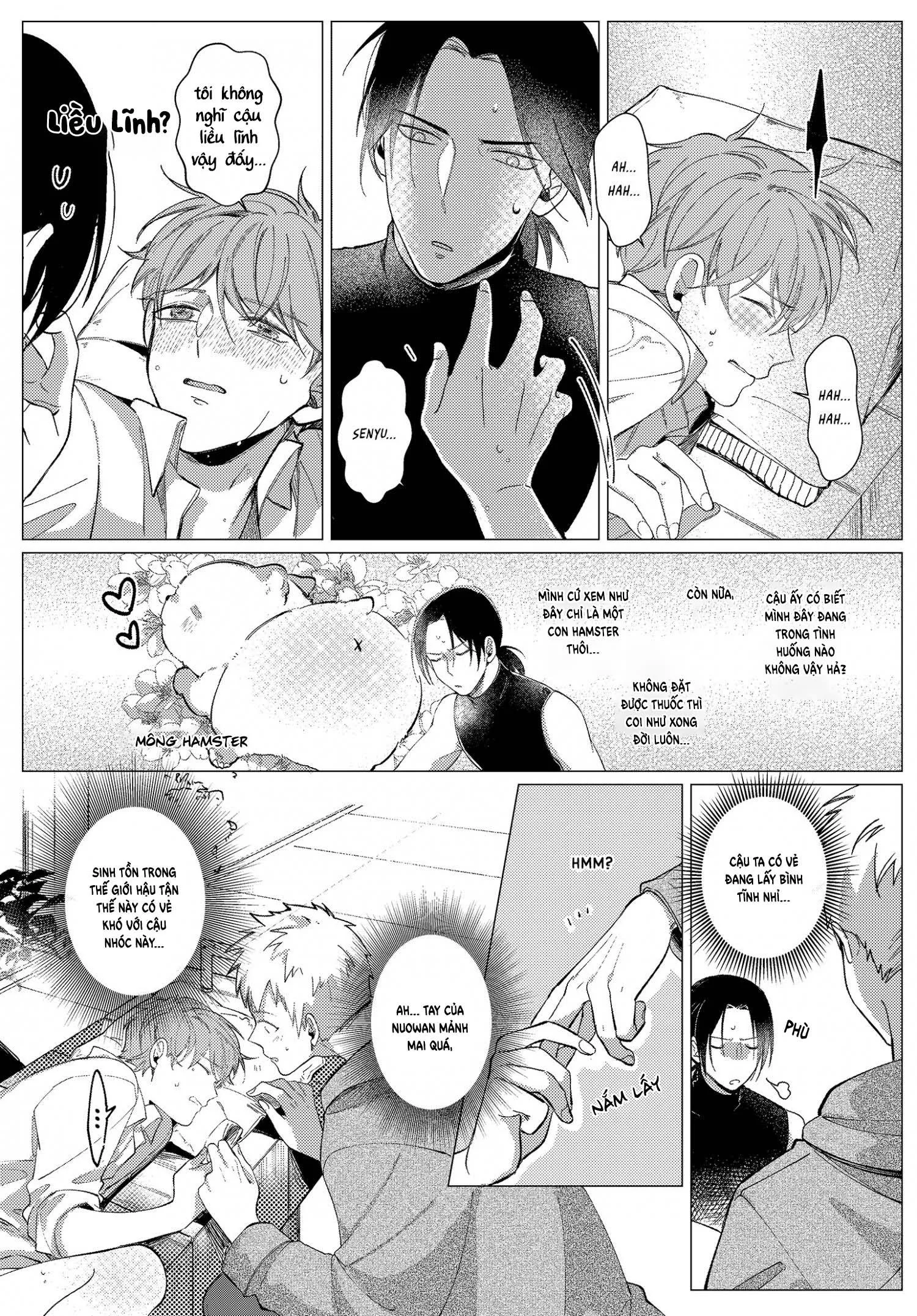 Vào ngày tận thế, tôi vẫn muốn được bên cậu Chapter 3 Trang 21