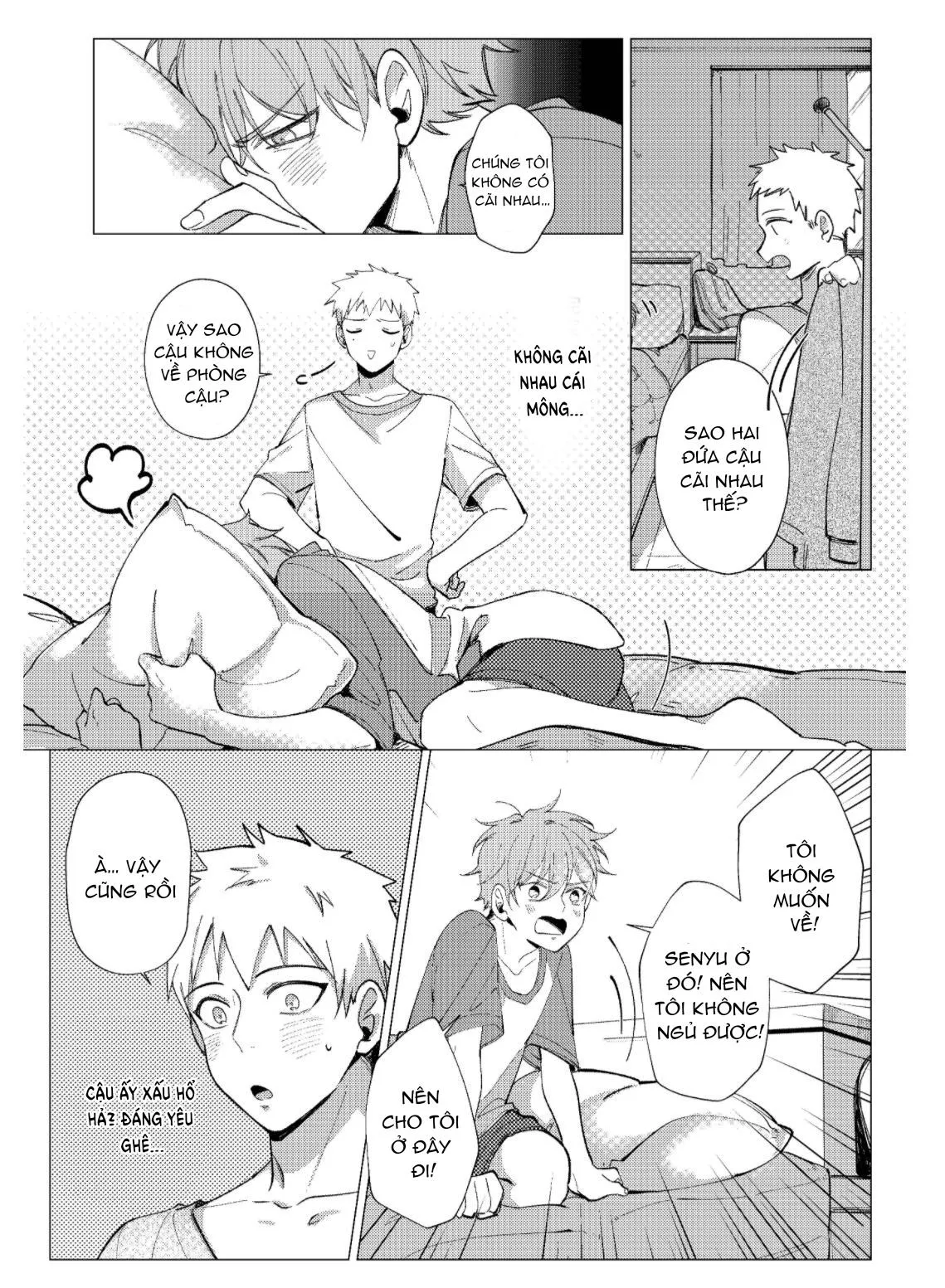 Vào ngày tận thế, tôi vẫn muốn được bên cậu Chapter 4 Trang 14