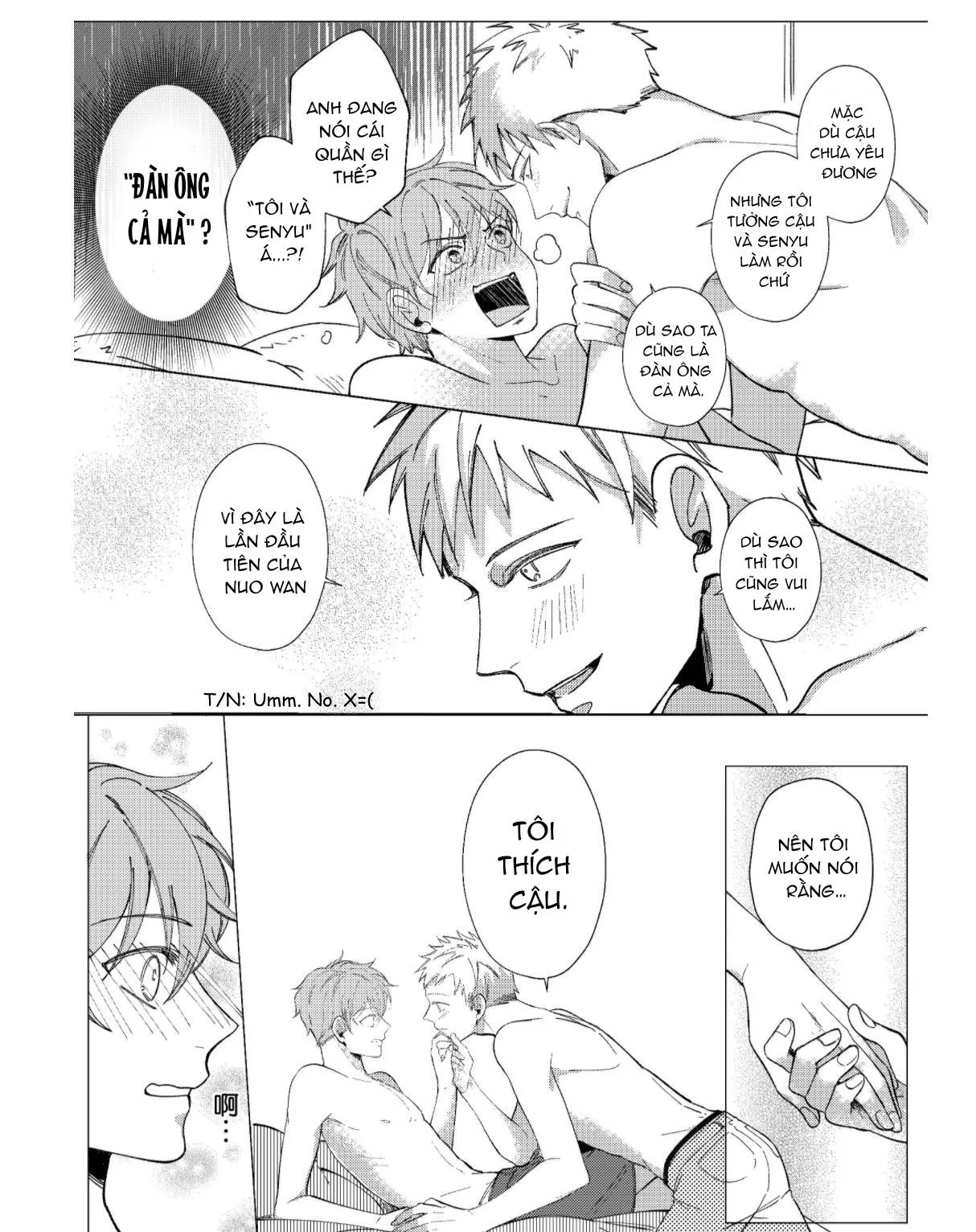 Vào ngày tận thế, tôi vẫn muốn được bên cậu Chapter 4 Trang 22