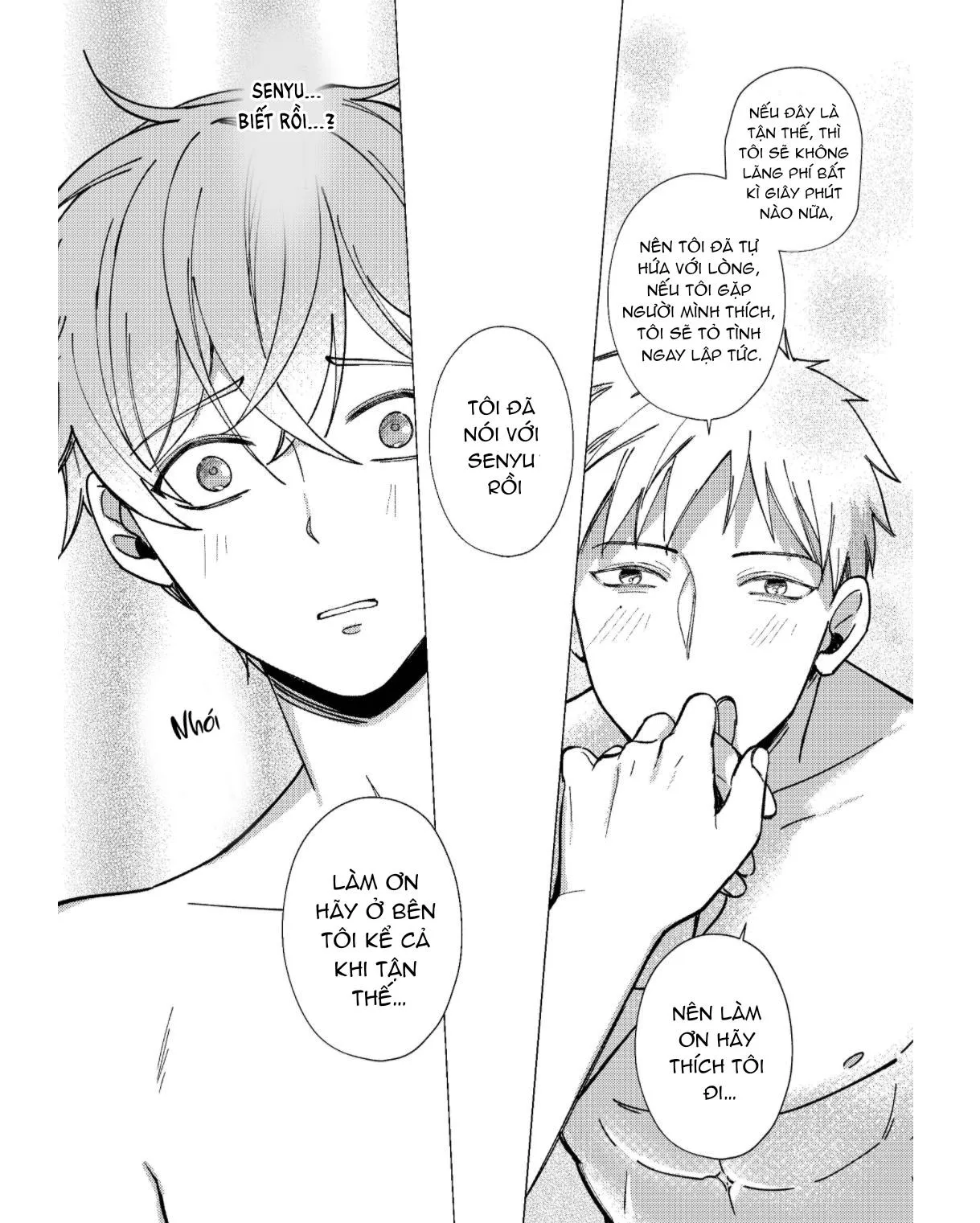 Vào ngày tận thế, tôi vẫn muốn được bên cậu Chapter 4 Trang 23