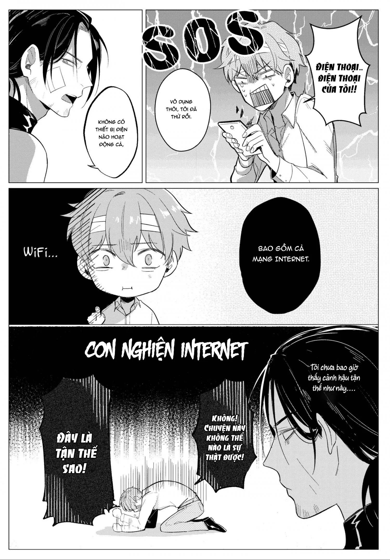 Vào ngày tận thế, tôi vẫn muốn được bên cậu Chapter 1 Trang 11