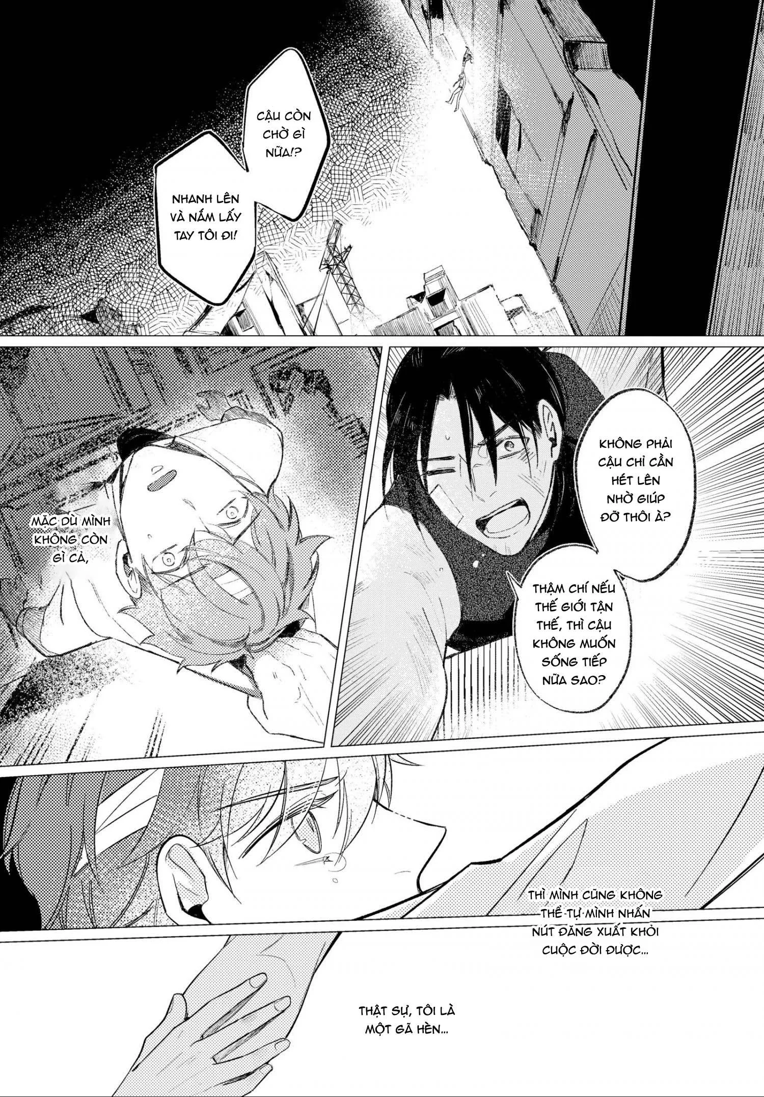 Vào ngày tận thế, tôi vẫn muốn được bên cậu Chapter 1 Trang 22