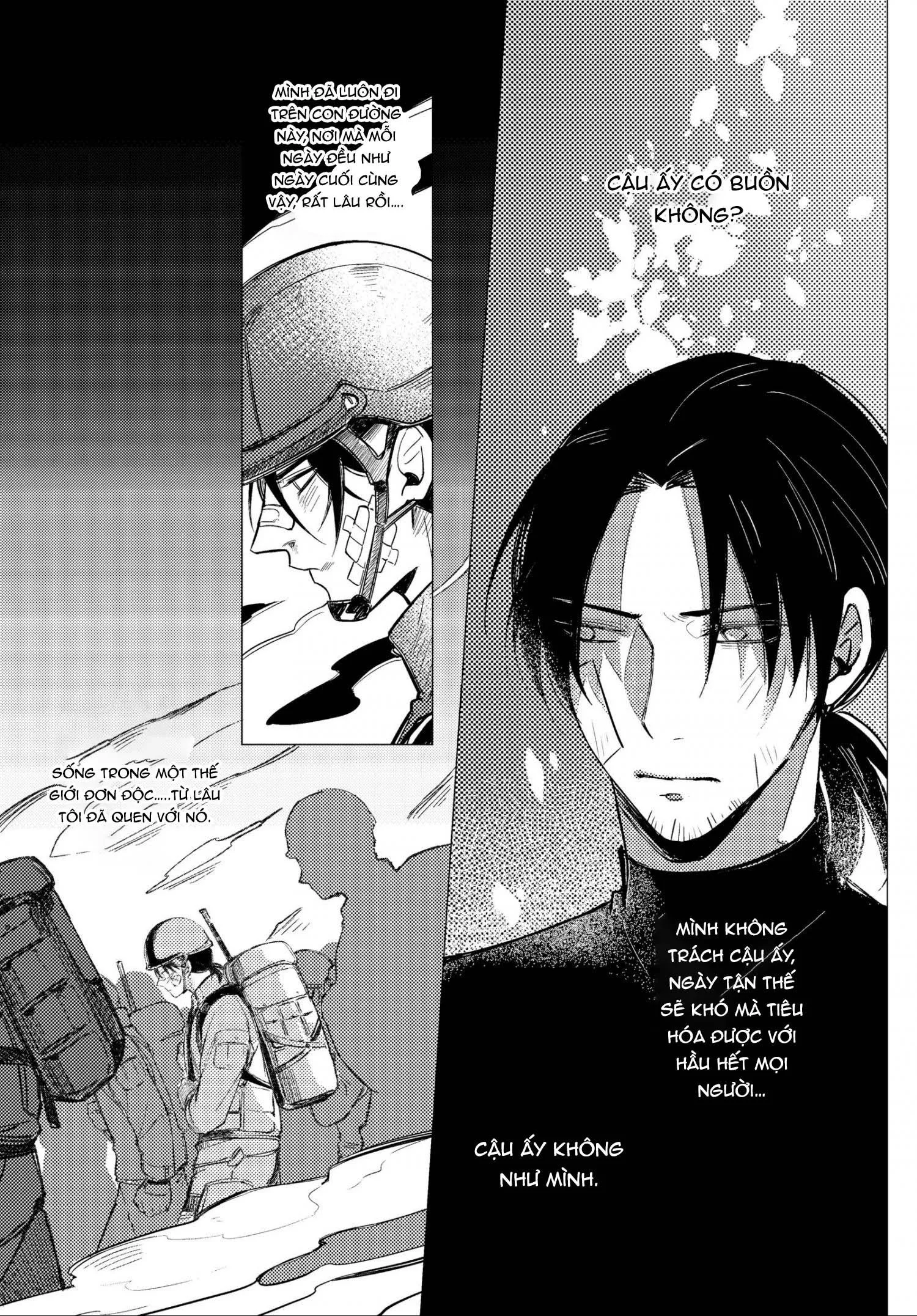 Vào ngày tận thế, tôi vẫn muốn được bên cậu Chapter 1 Trang 27