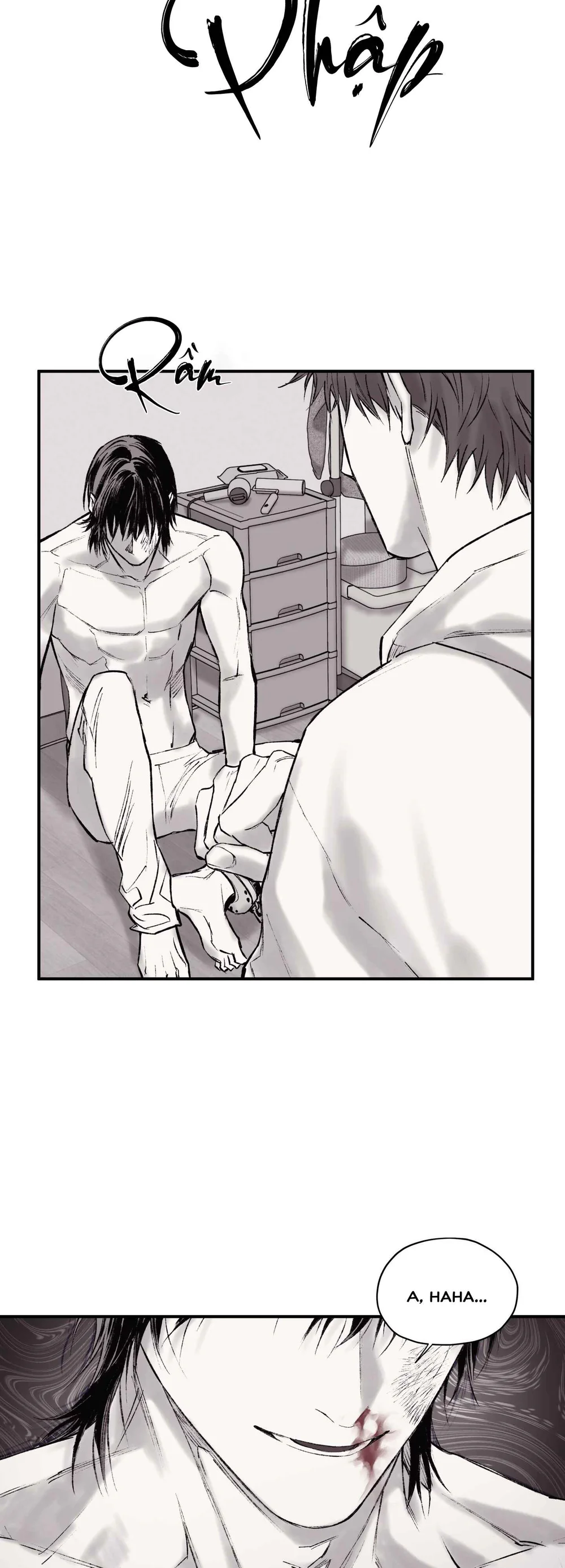 Tên đàn ông bị nhốt ở tầng hầm phòng tôi Chapter 2 Trang 19