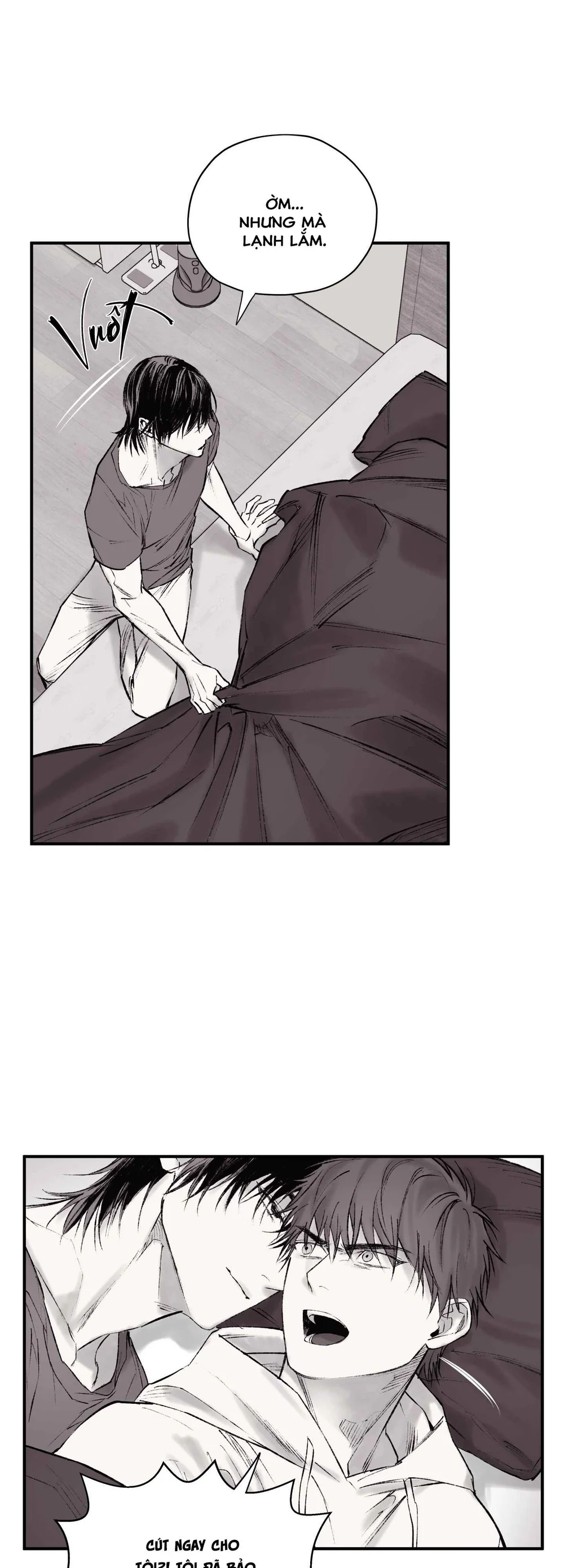 Tên đàn ông bị nhốt ở tầng hầm phòng tôi Chapter 2 Trang 35