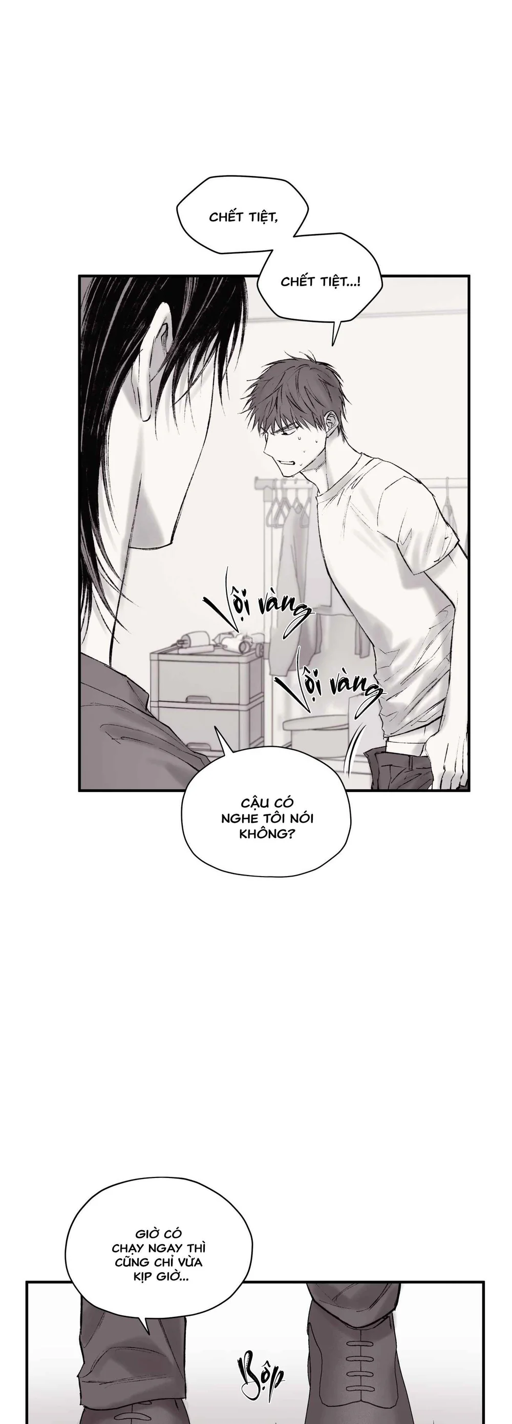 Tên đàn ông bị nhốt ở tầng hầm phòng tôi Chapter 3 Trang 17