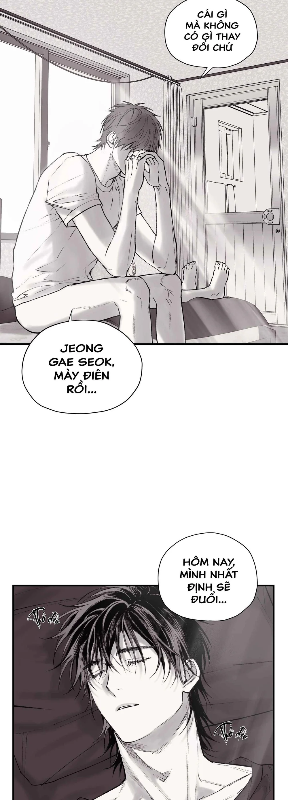 Tên đàn ông bị nhốt ở tầng hầm phòng tôi Chapter 5 Trang 15