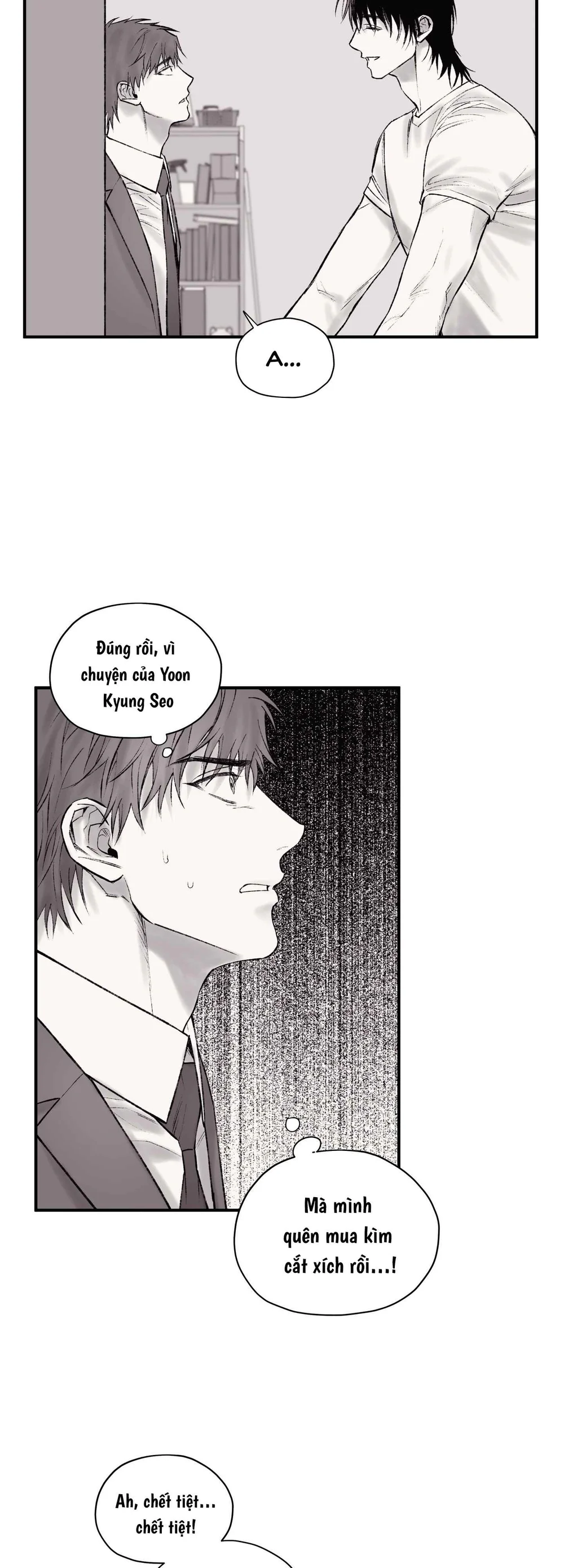 Tên đàn ông bị nhốt ở tầng hầm phòng tôi Chapter 5 Trang 44