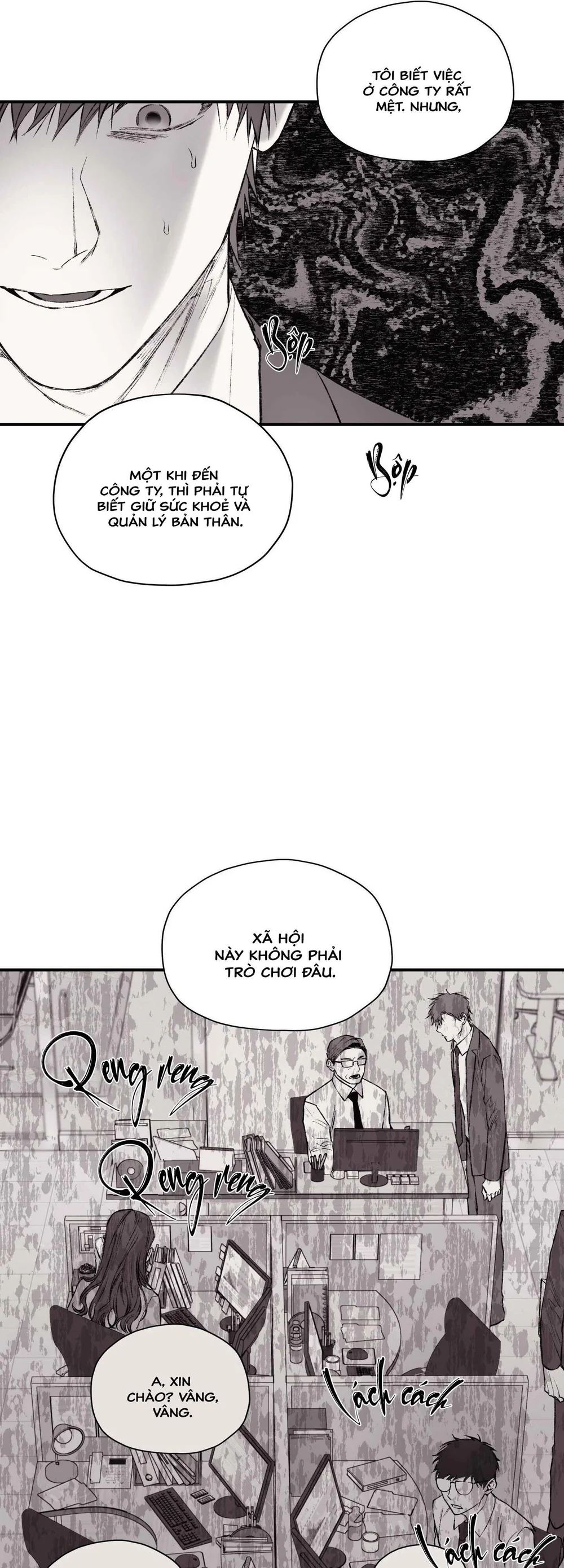 Tên đàn ông bị nhốt ở tầng hầm phòng tôi Chapter 1 Trang 25