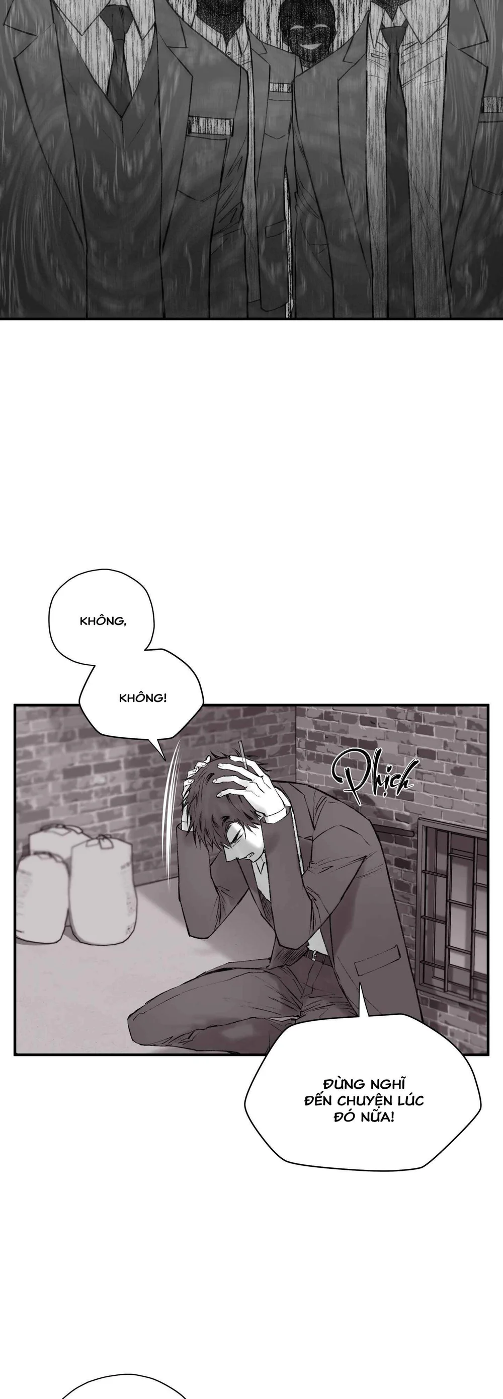 Tên đàn ông bị nhốt ở tầng hầm phòng tôi Chapter 1 Trang 34