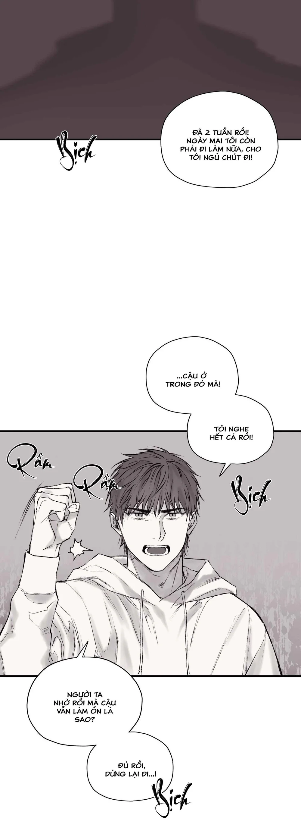Tên đàn ông bị nhốt ở tầng hầm phòng tôi Chapter 1 Trang 50
