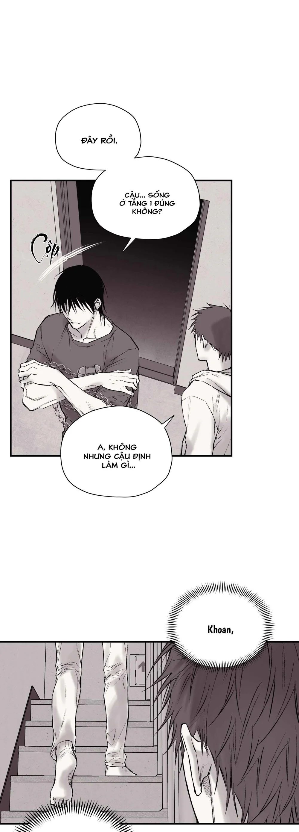 Tên đàn ông bị nhốt ở tầng hầm phòng tôi Chapter 1 Trang 60