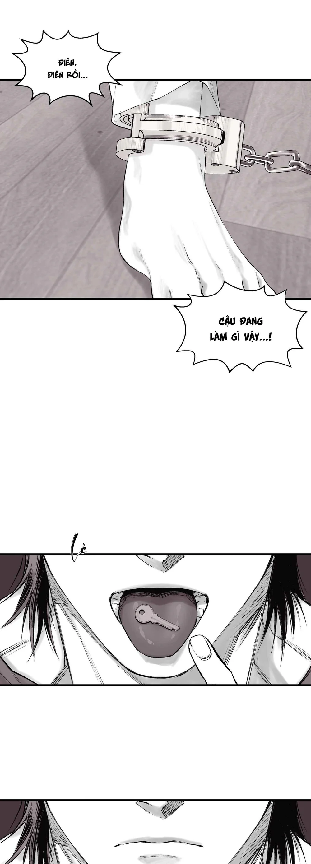Tên đàn ông bị nhốt ở tầng hầm phòng tôi Chapter 1 Trang 63