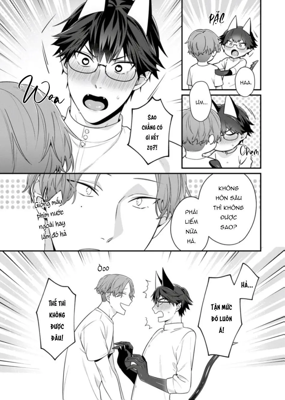 Tên nghiêm túc đó hoá ra là một Succubus tsundere Chapter 2 Trang 10