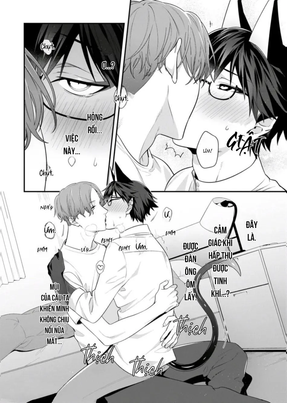 Tên nghiêm túc đó hoá ra là một Succubus tsundere Chapter 2 Trang 12