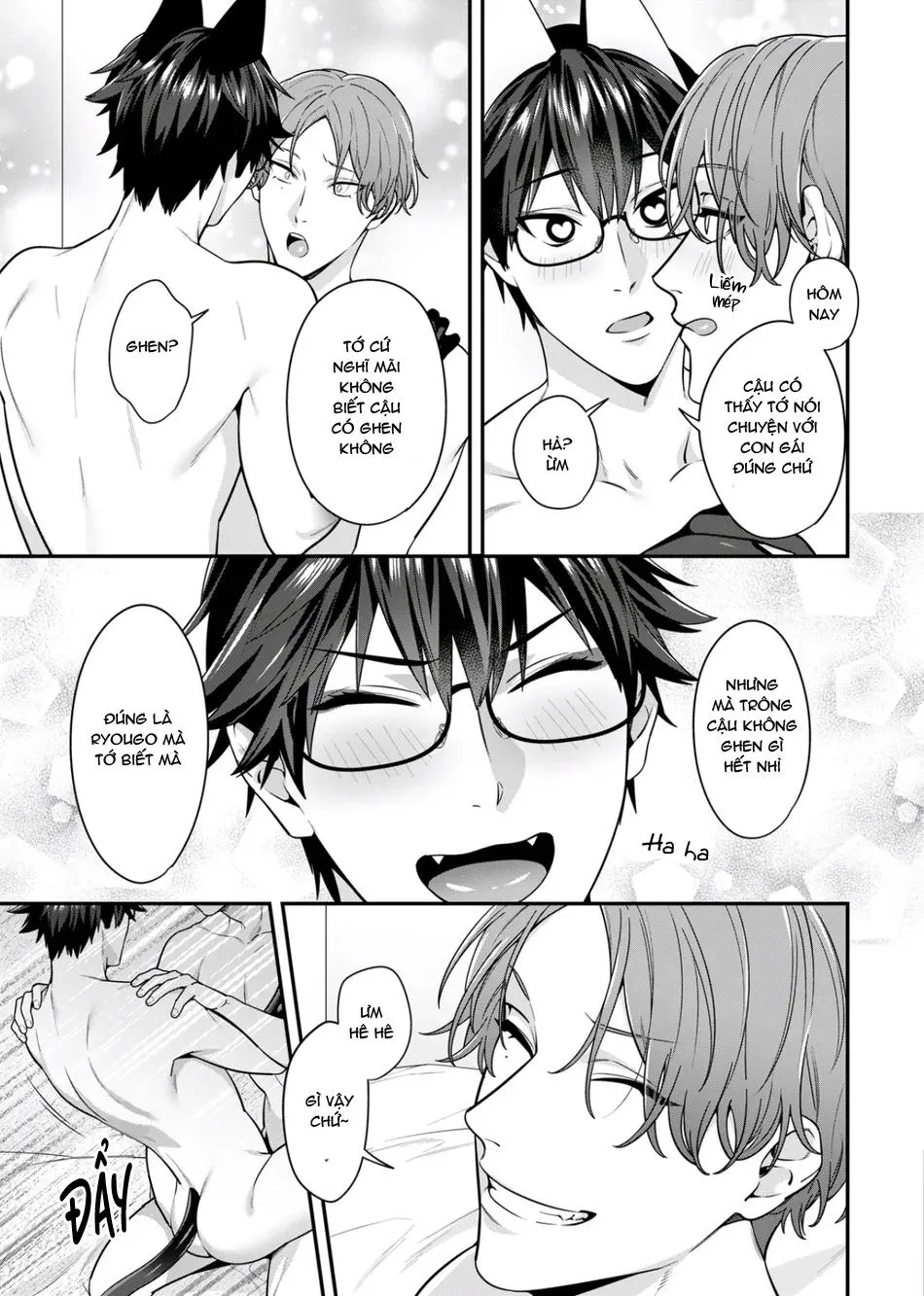 Tên nghiêm túc đó hoá ra là một Succubus tsundere Chapter 6 Trang 7