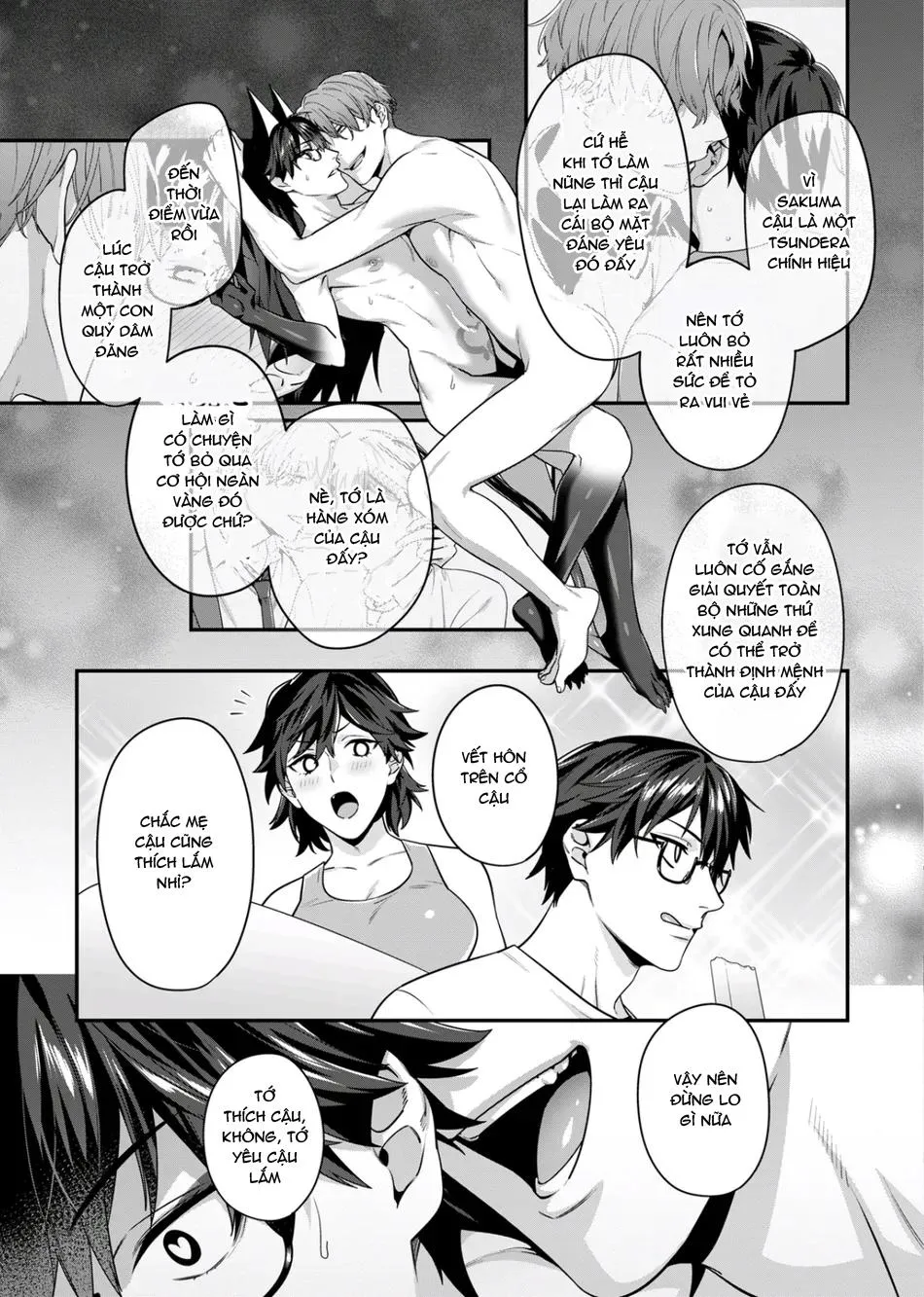 Tên nghiêm túc đó hoá ra là một Succubus tsundere Chapter 6 Trang 11