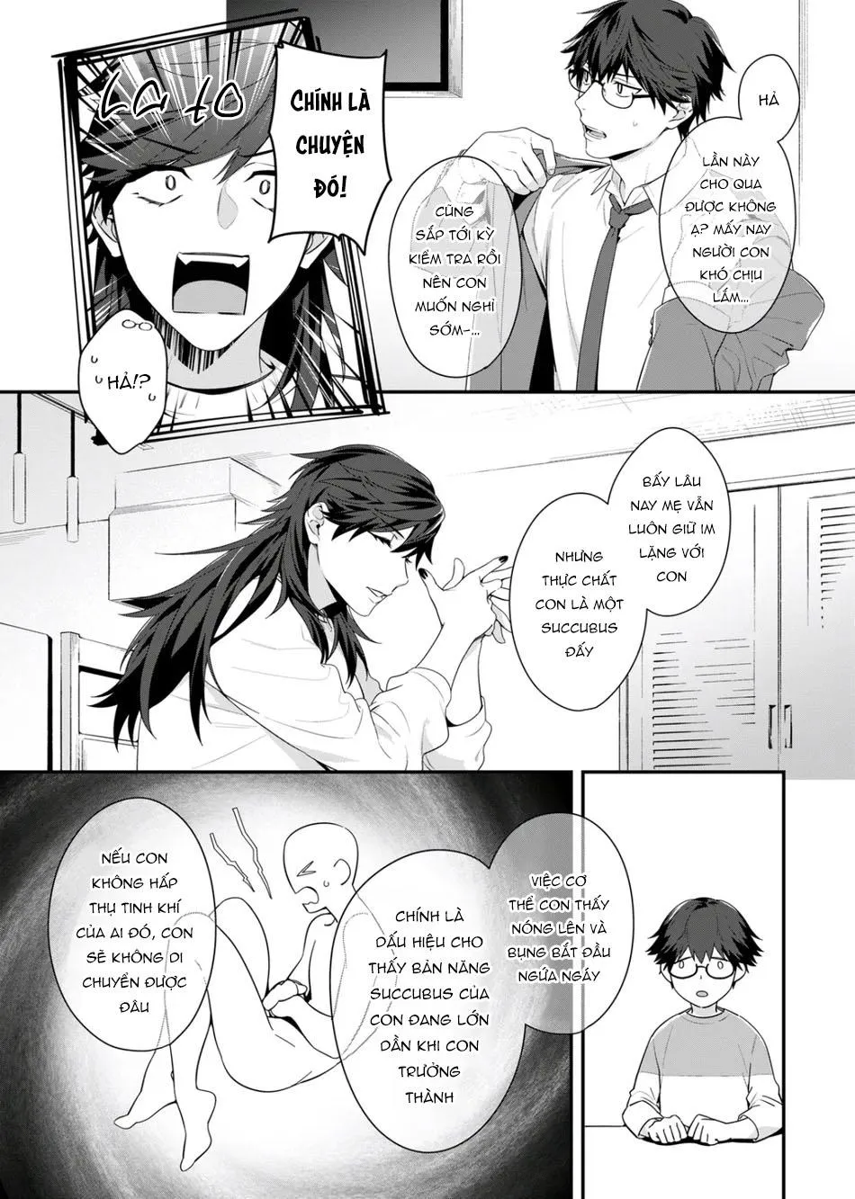 Tên nghiêm túc đó hoá ra là một Succubus tsundere Chapter 1 Trang 10