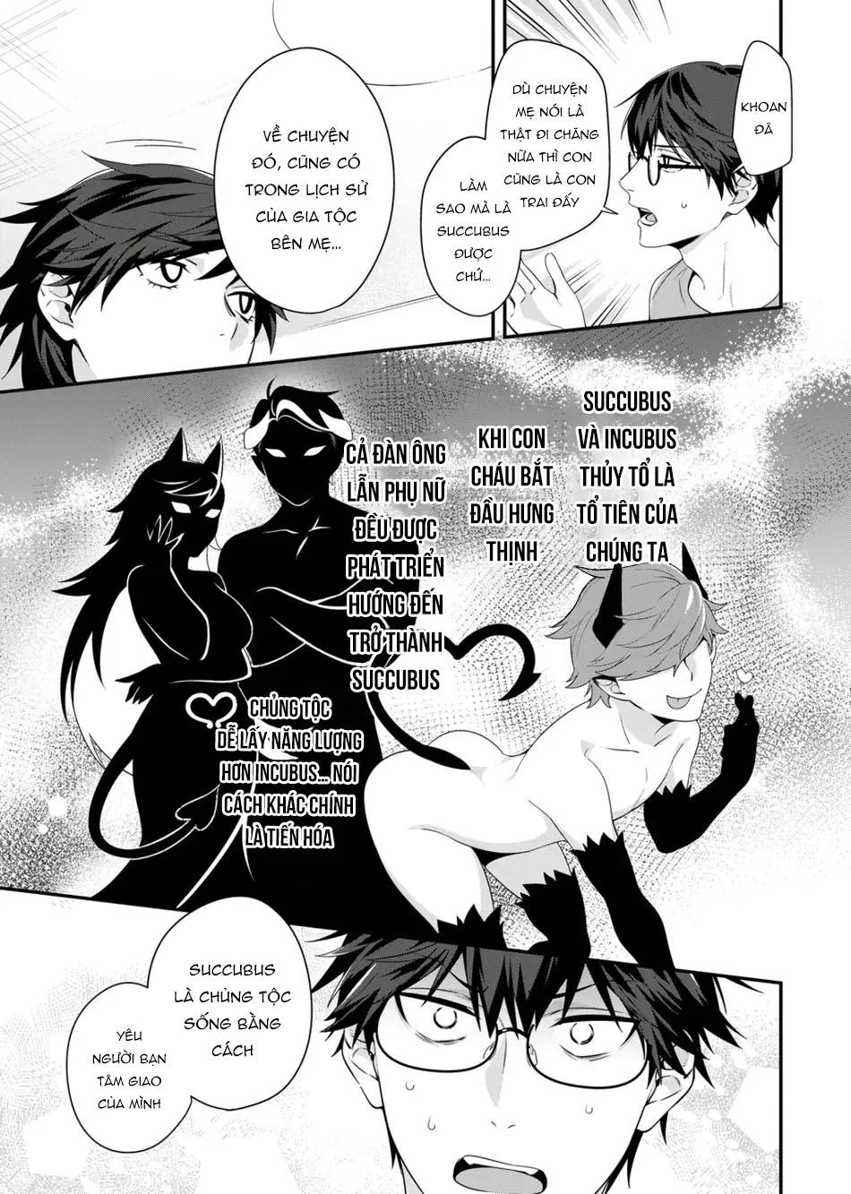 Tên nghiêm túc đó hoá ra là một Succubus tsundere Chapter 1 Trang 11