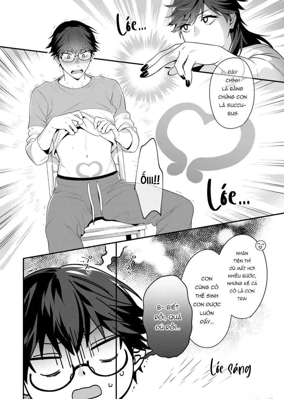Tên nghiêm túc đó hoá ra là một Succubus tsundere Chapter 1 Trang 12
