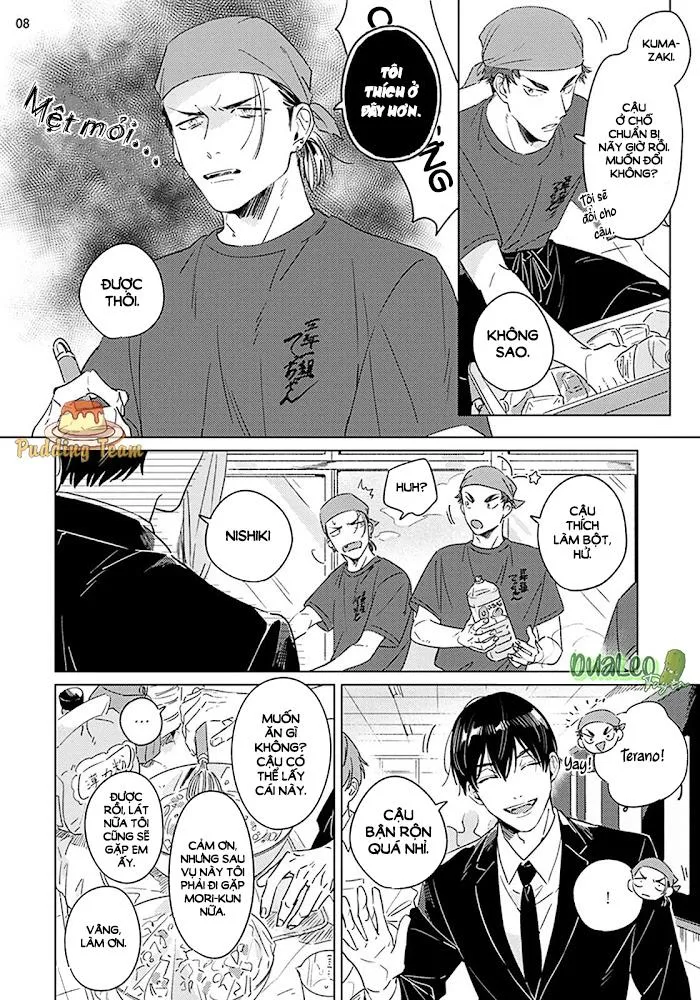 Terano-kun to Kumazaki-kun Chapter 4 Trang 8