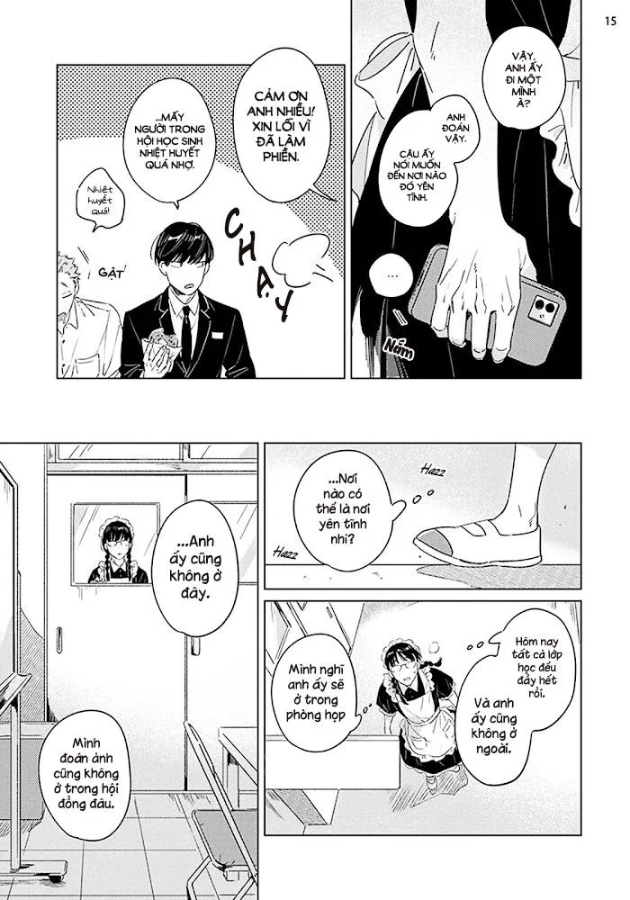 Terano-kun to Kumazaki-kun Chapter 4 Trang 15