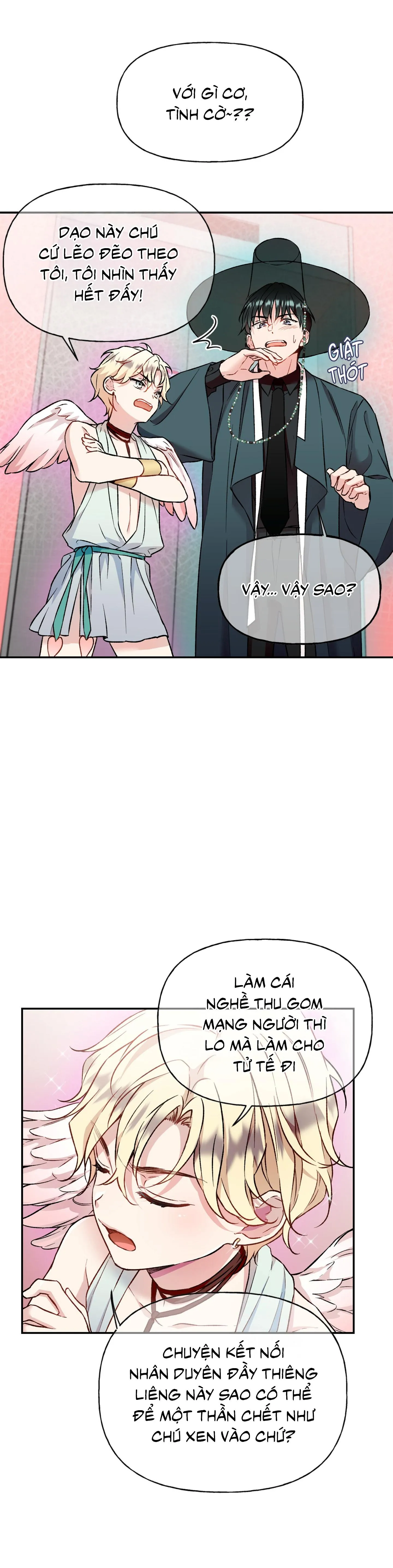 Thần chết muốn trở thành thần tình yêu! Chapter 2 Trang 6