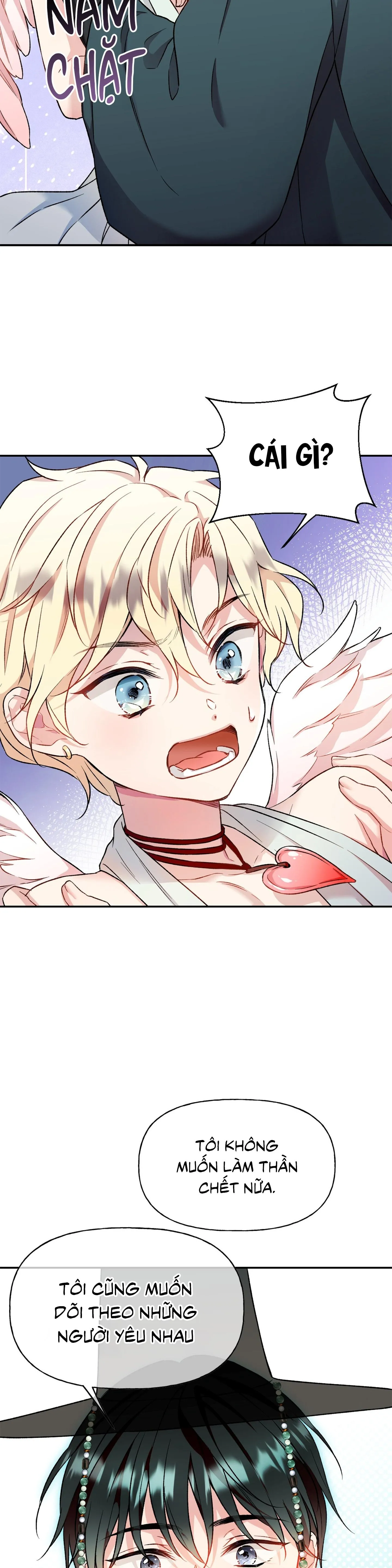 Thần chết muốn trở thành thần tình yêu! Chapter 2 Trang 9