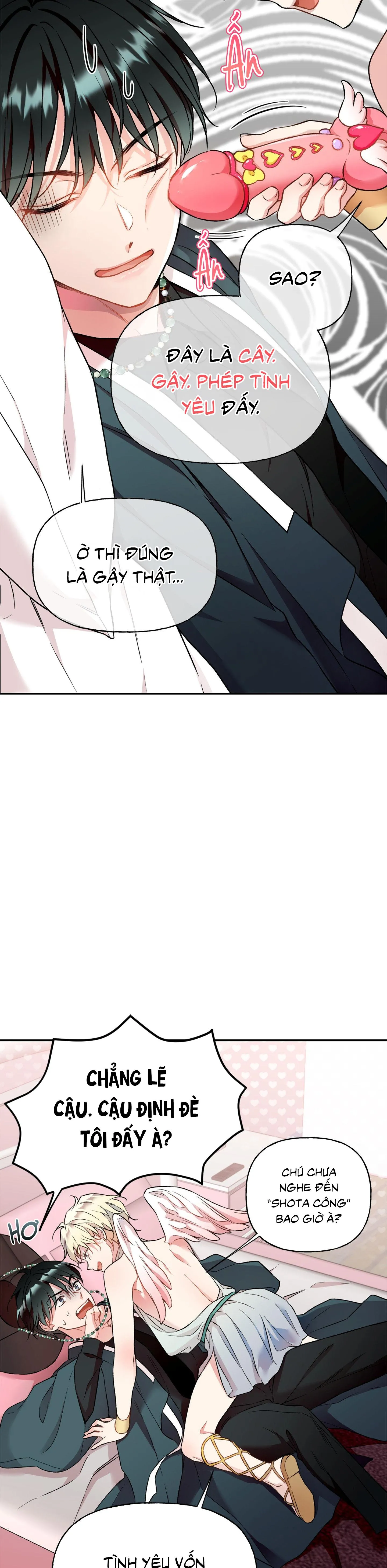 Thần chết muốn trở thành thần tình yêu! Chapter 2 Trang 22