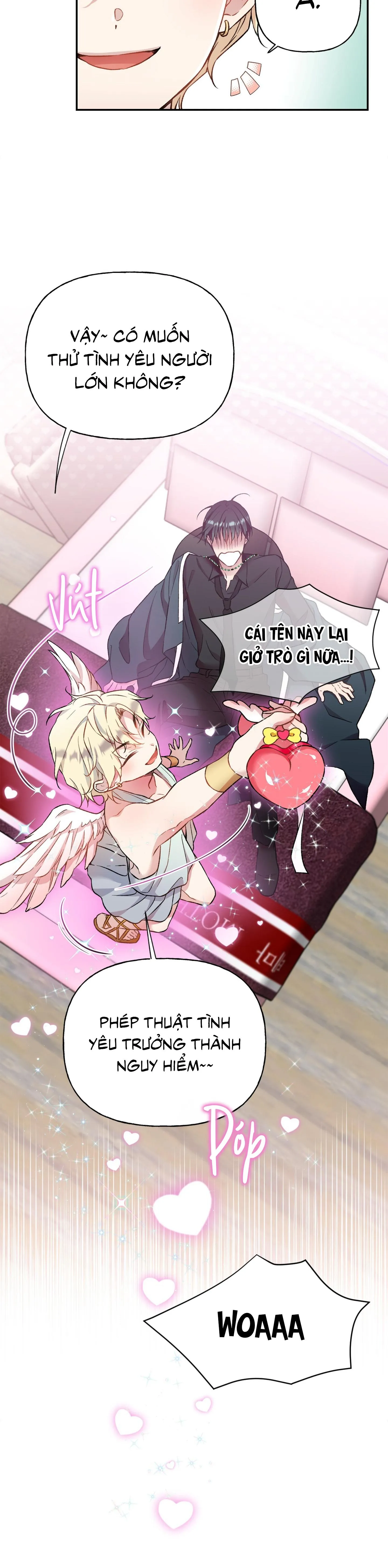 Thần chết muốn trở thành thần tình yêu! Chapter 2 Trang 25