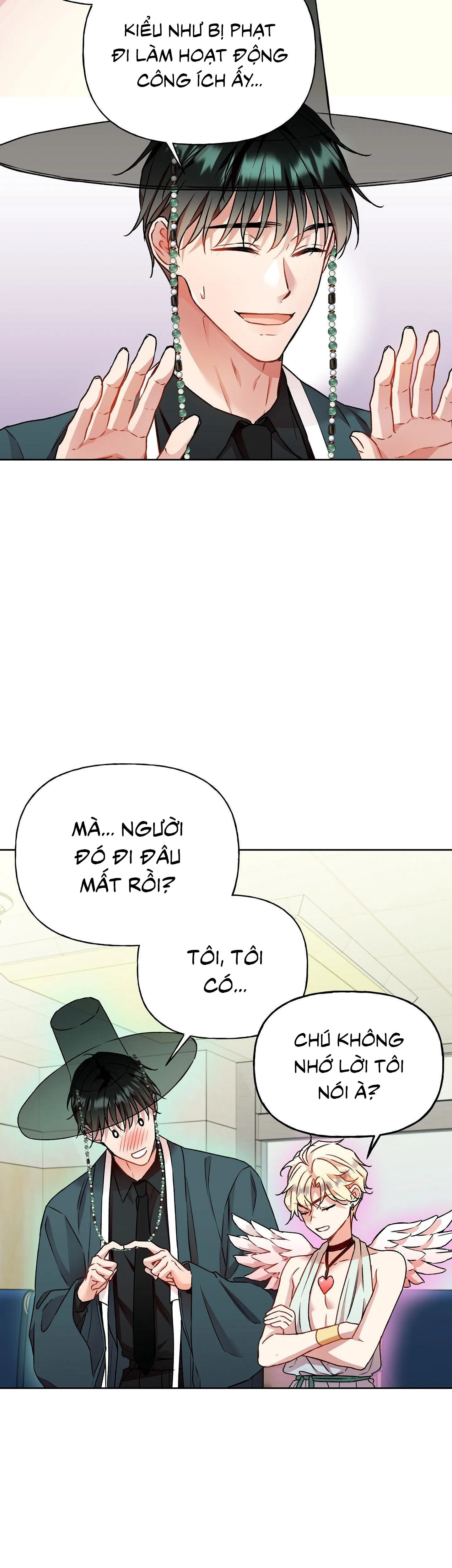 Thần chết muốn trở thành thần tình yêu! Chapter 6 Trang 38