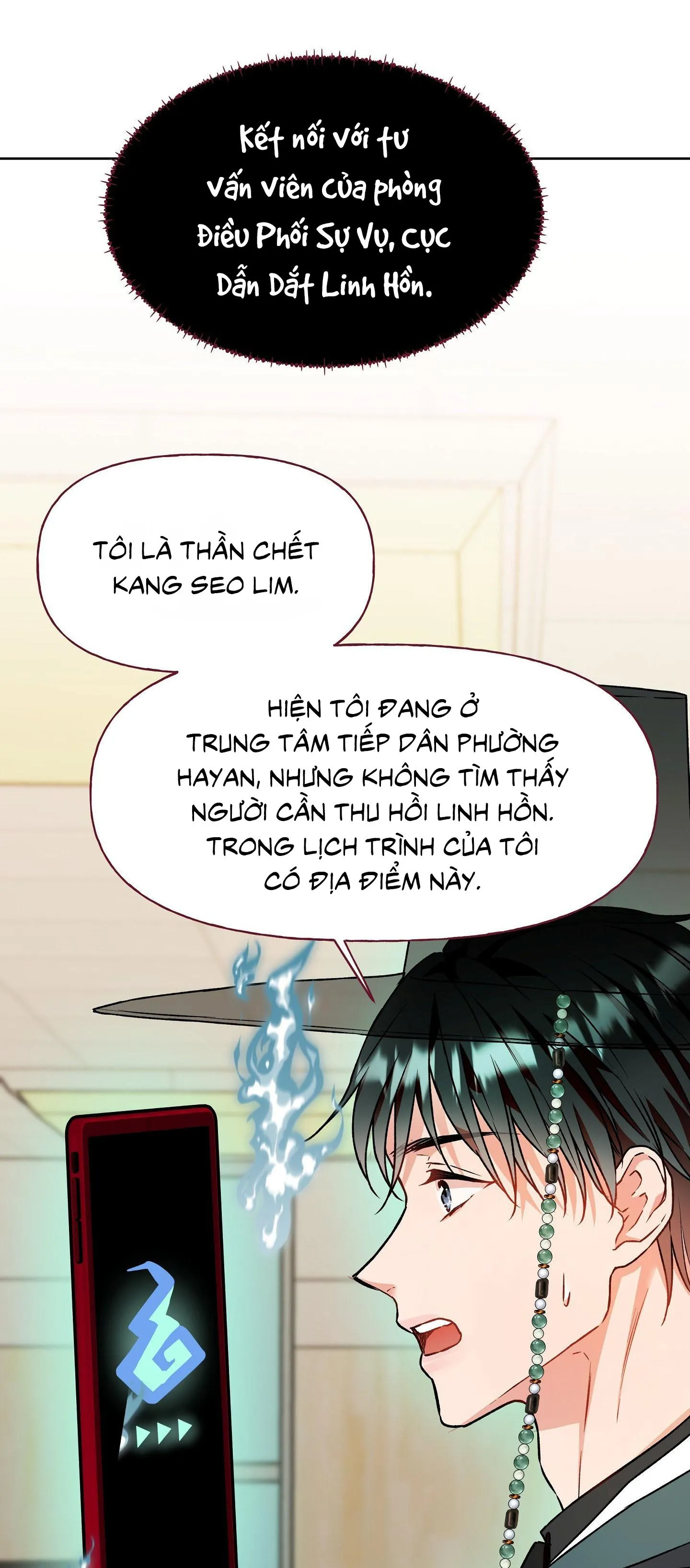 Thần chết muốn trở thành thần tình yêu! Chapter 7 Trang 19