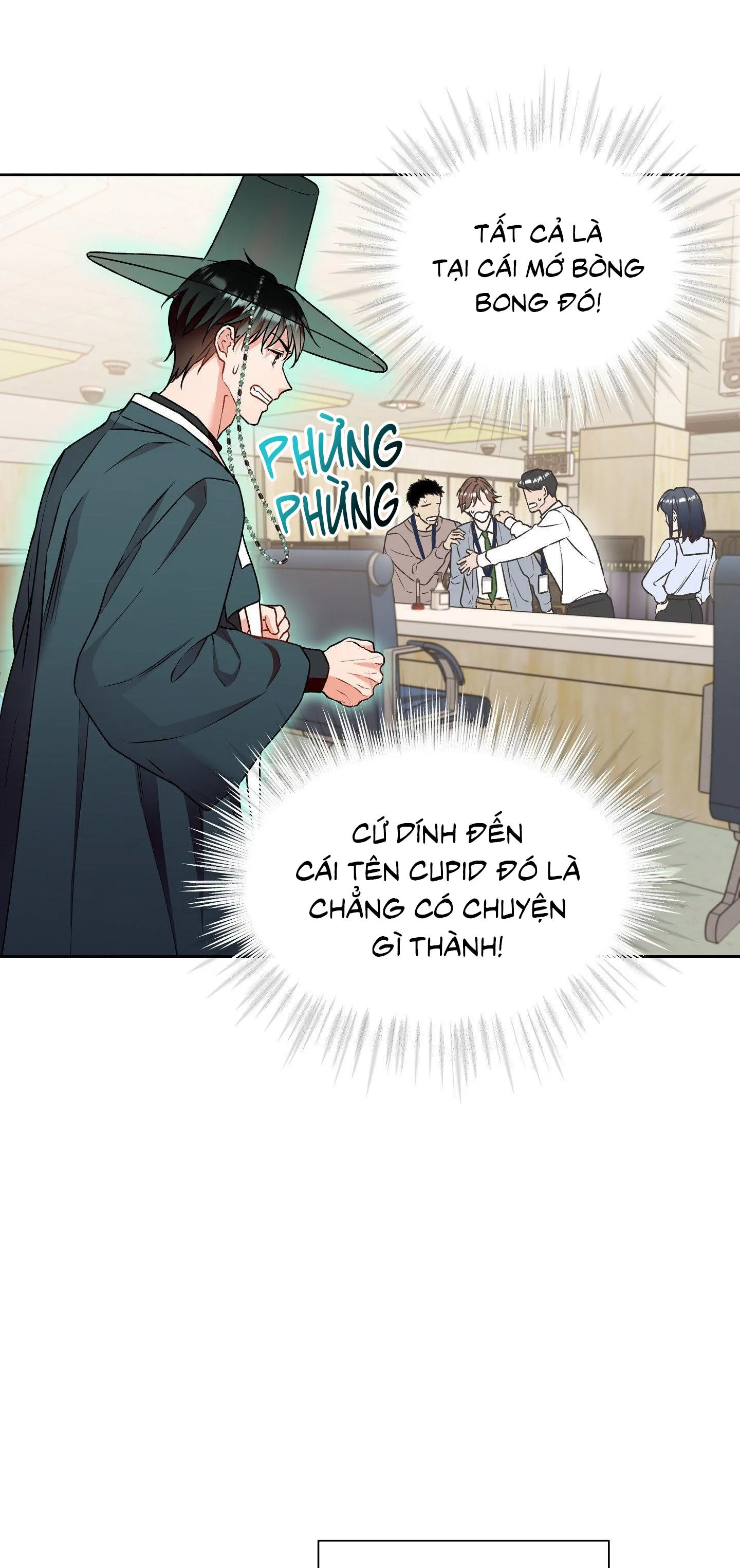 Thần chết muốn trở thành thần tình yêu! Chapter 7 Trang 28