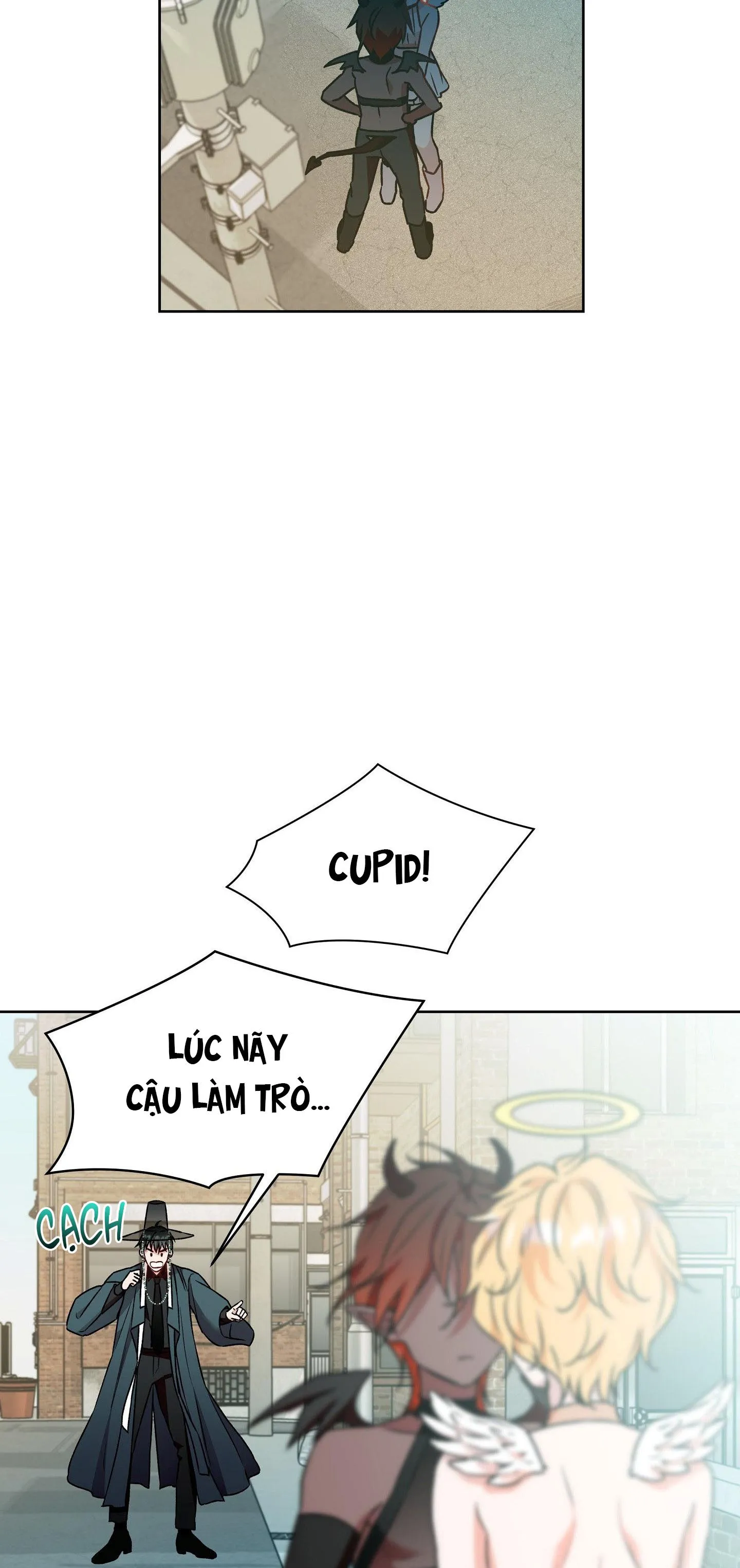 Thần chết muốn trở thành thần tình yêu! Chapter 7 Trang 34