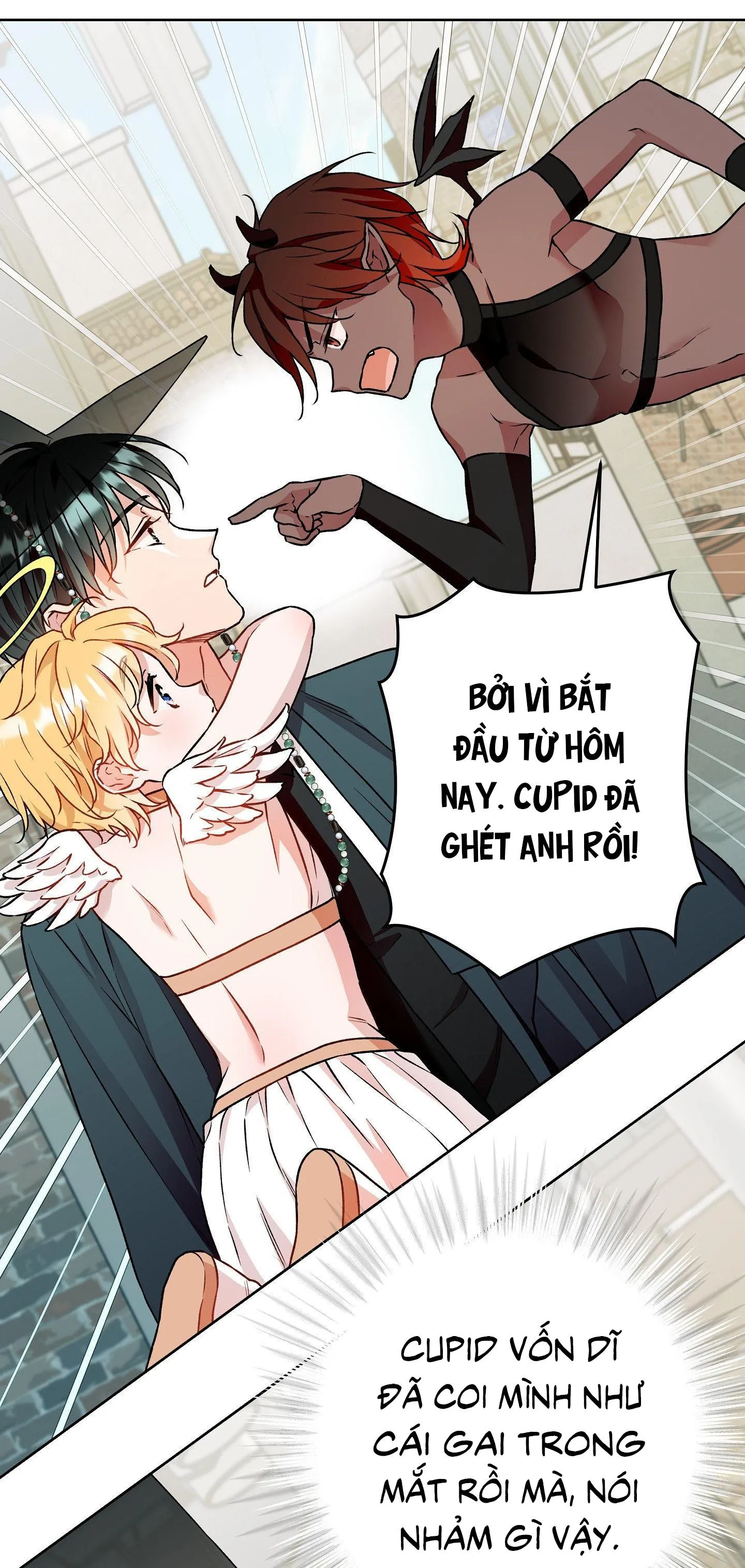 Thần chết muốn trở thành thần tình yêu! Chapter 7 Trang 46