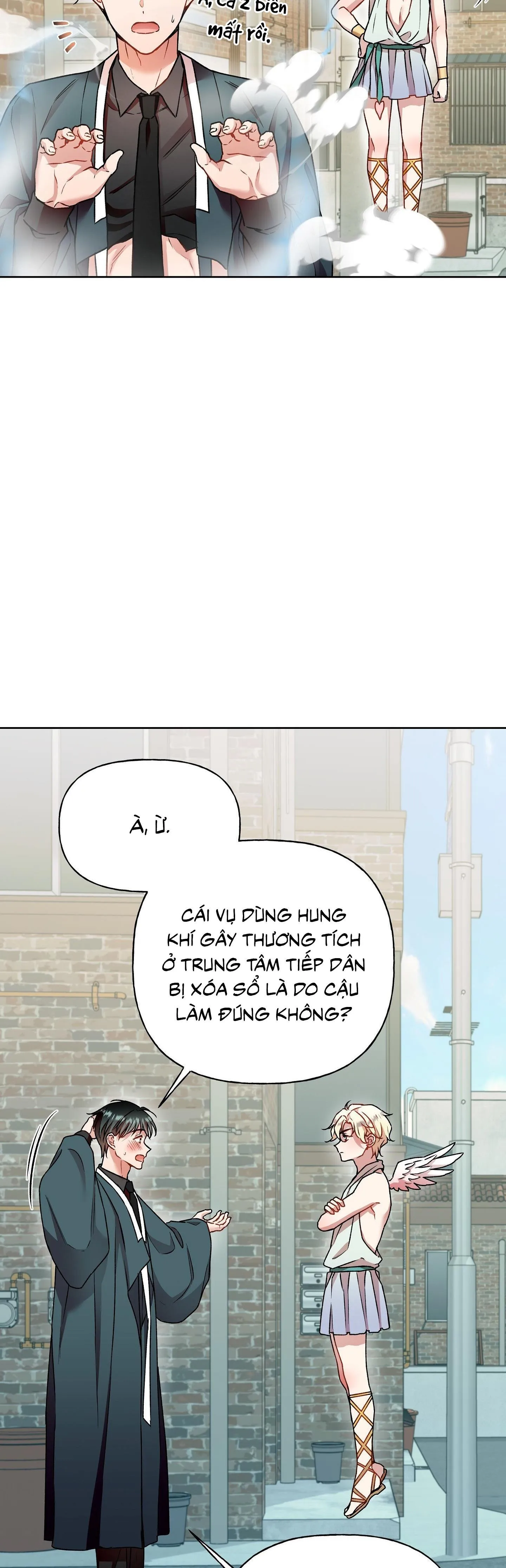 Thần chết muốn trở thành thần tình yêu! Chapter 8 Trang 14