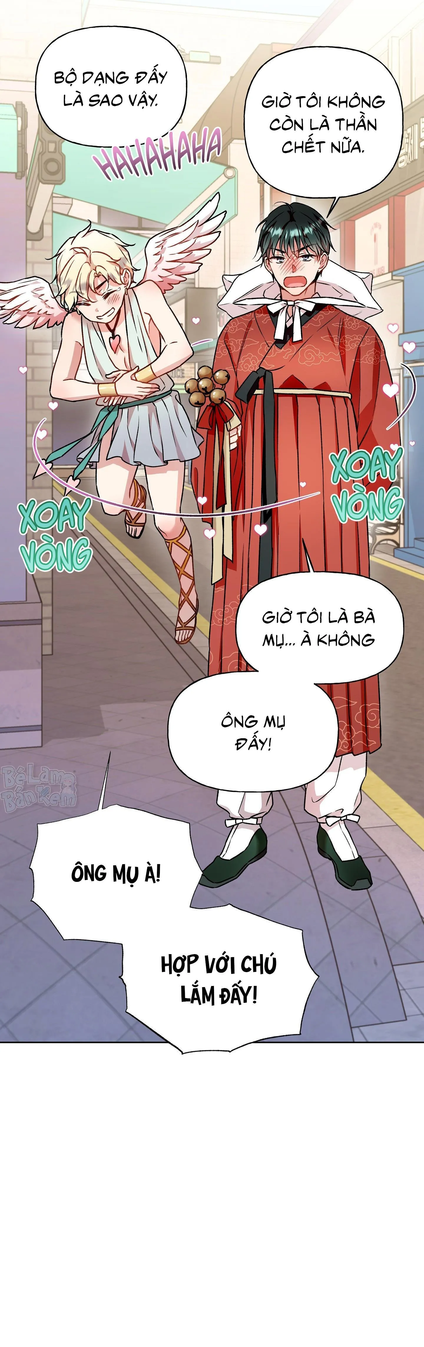 Thần chết muốn trở thành thần tình yêu! Chapter 8 Trang 54