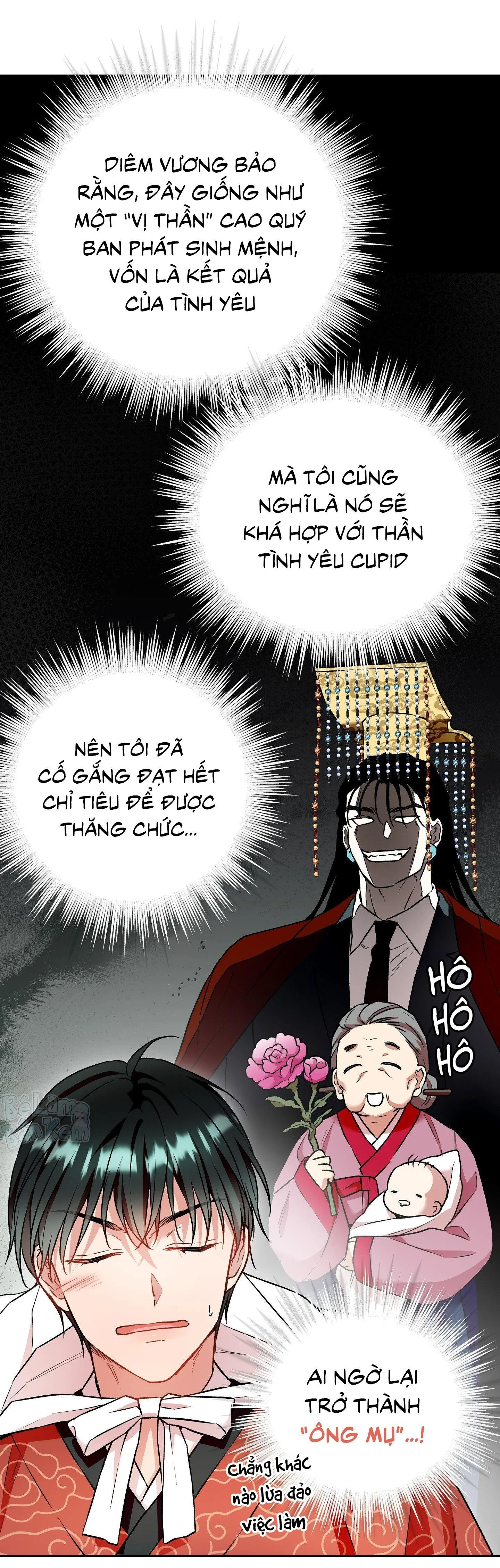 Thần chết muốn trở thành thần tình yêu! Chapter 8 Trang 55