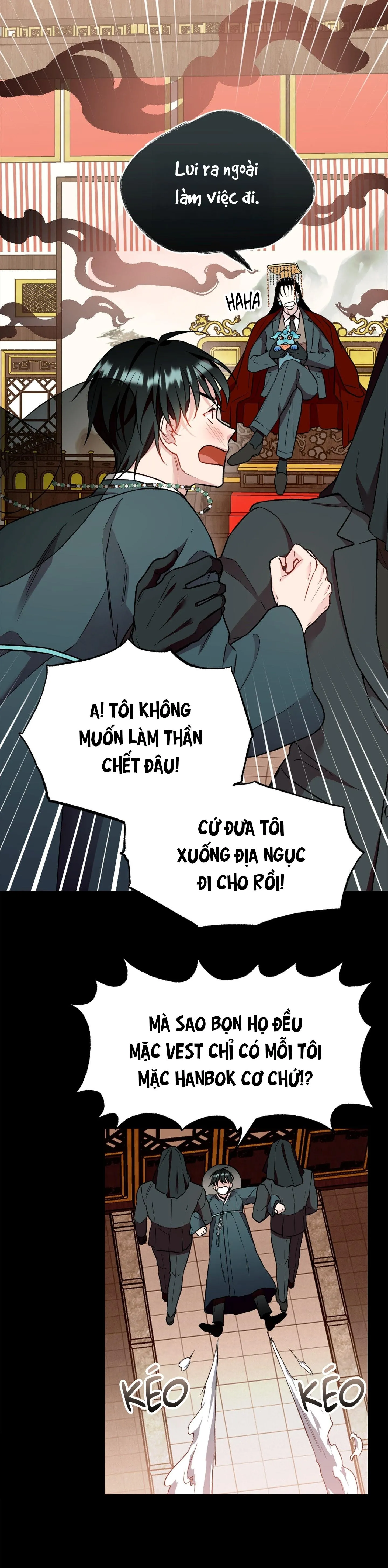 Thần chết muốn trở thành thần tình yêu! Chapter 1 Trang 16