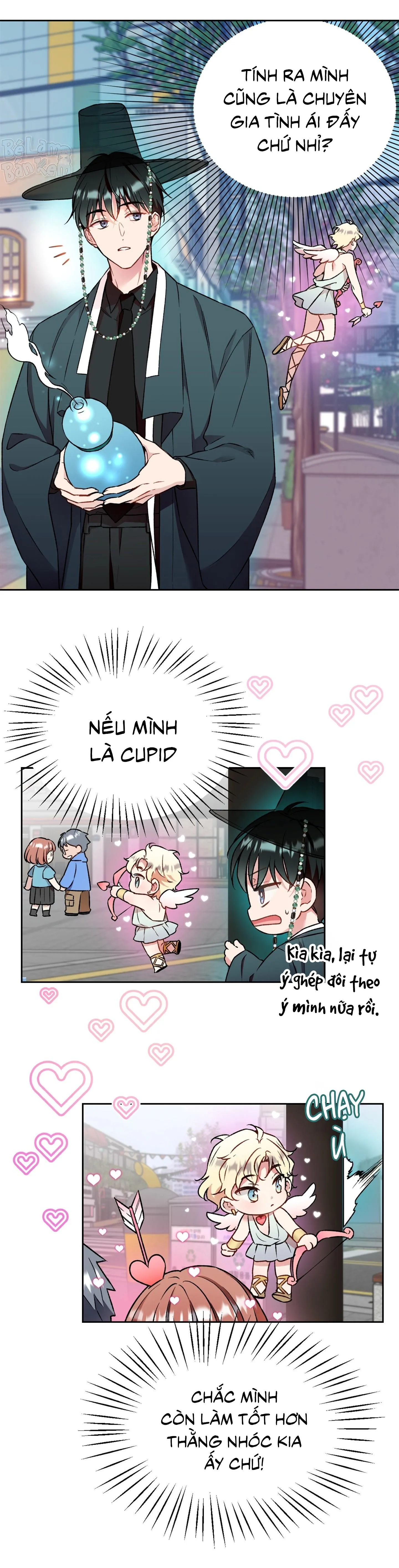 Thần chết muốn trở thành thần tình yêu! Chapter 1 Trang 36